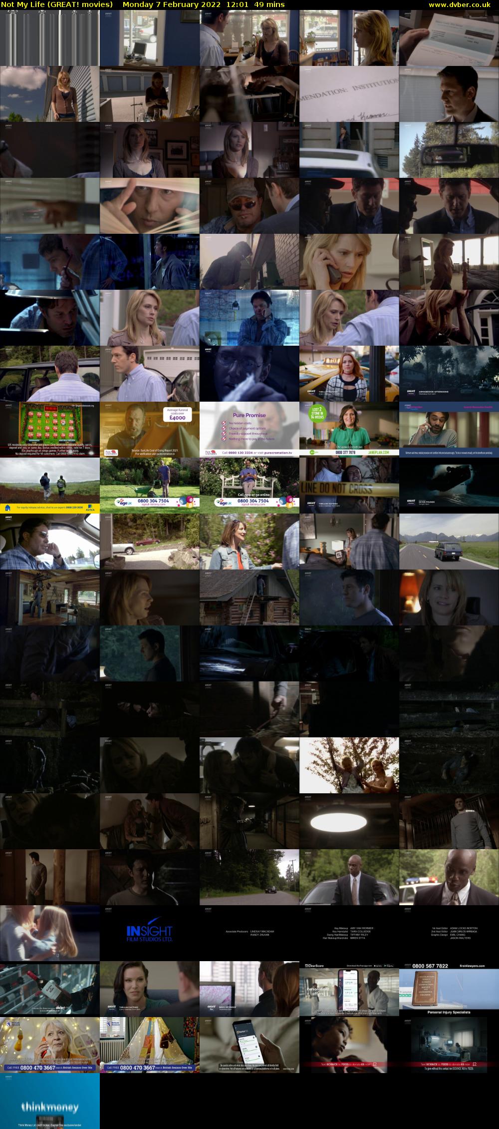 Not My Life (GREAT! movies) Monday 7 February 2022 12:01 - 12:50