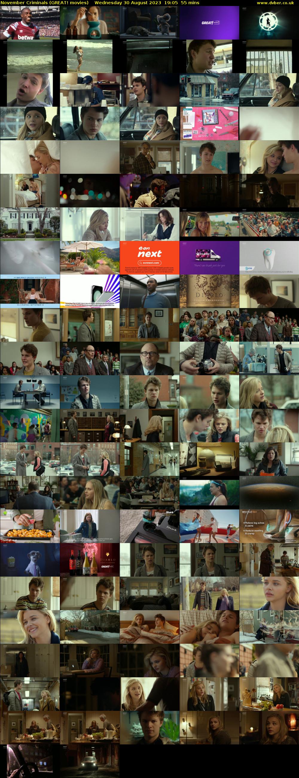 November Criminals (GREAT! movies) Wednesday 30 August 2023 19:05 - 20:00