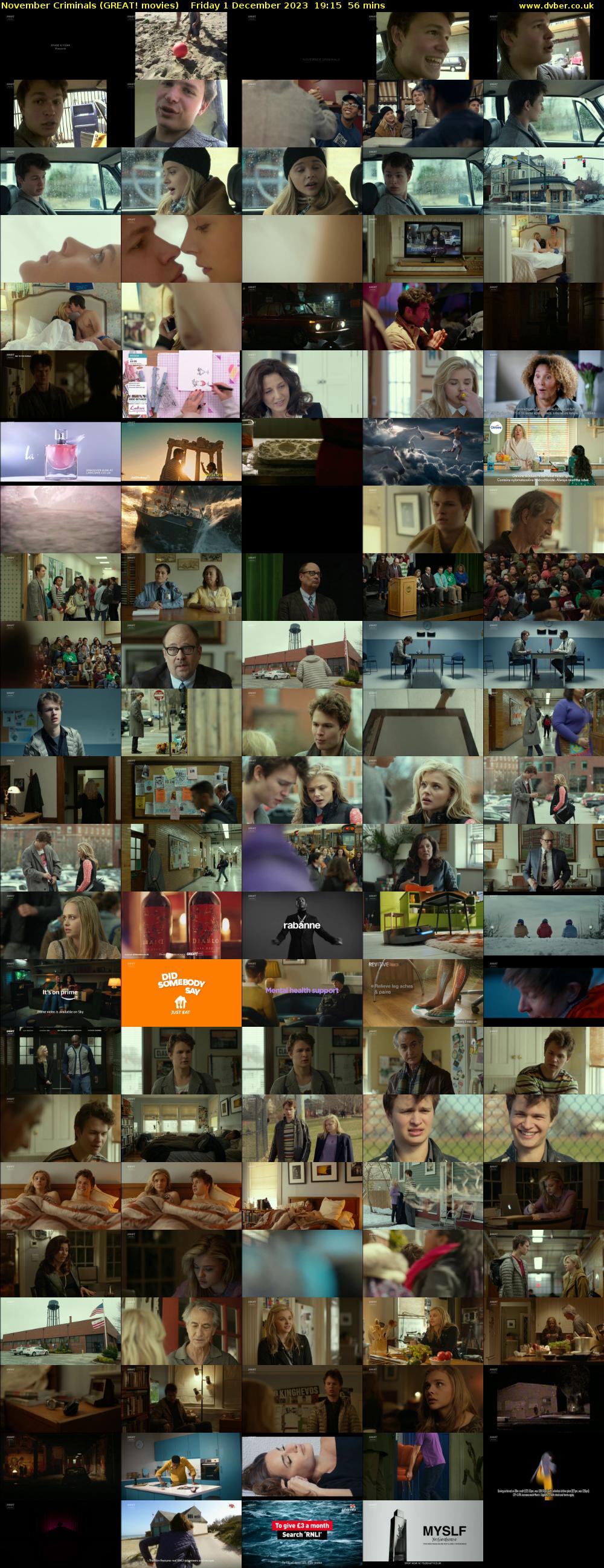 November Criminals (GREAT! movies) Friday 1 December 2023 19:15 - 20:11