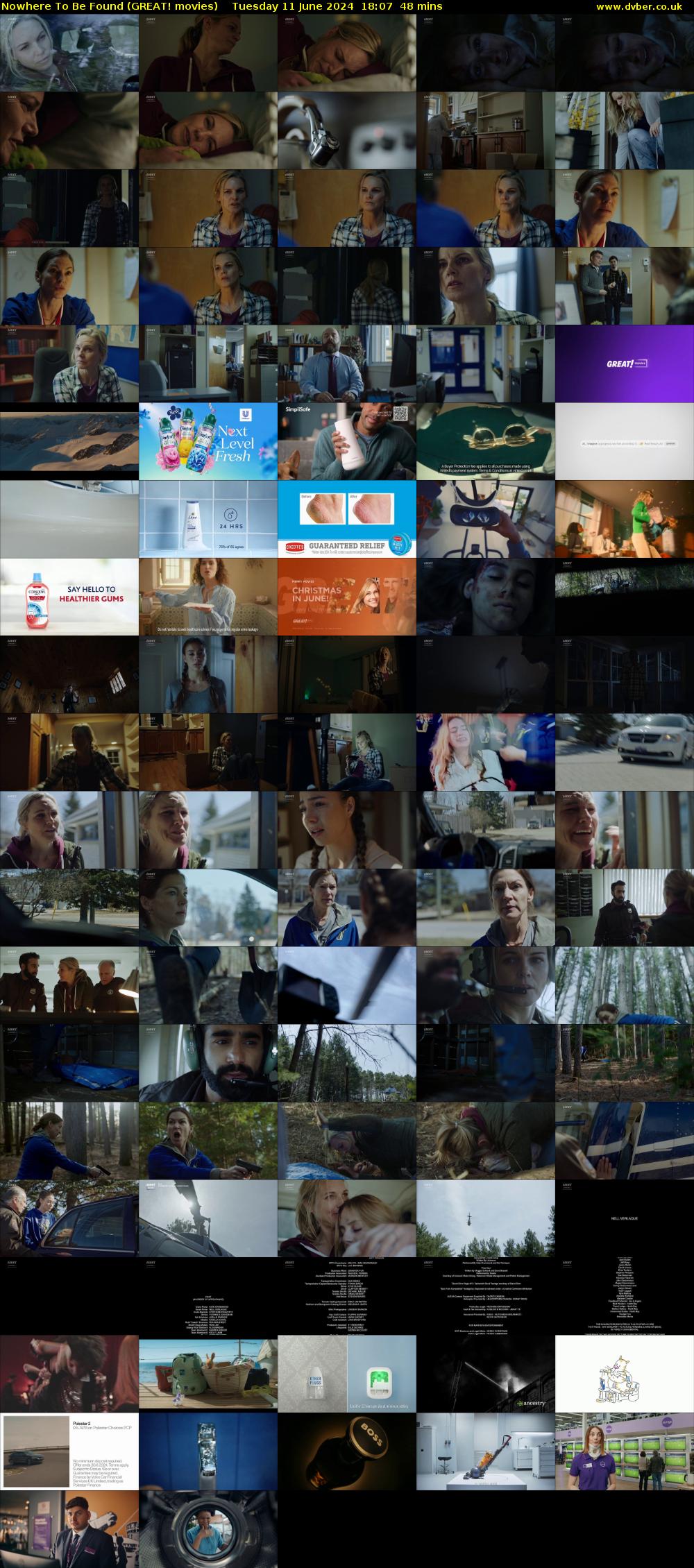 Nowhere To Be Found (GREAT! movies) Tuesday 11 June 2024 18:07 - 18:55