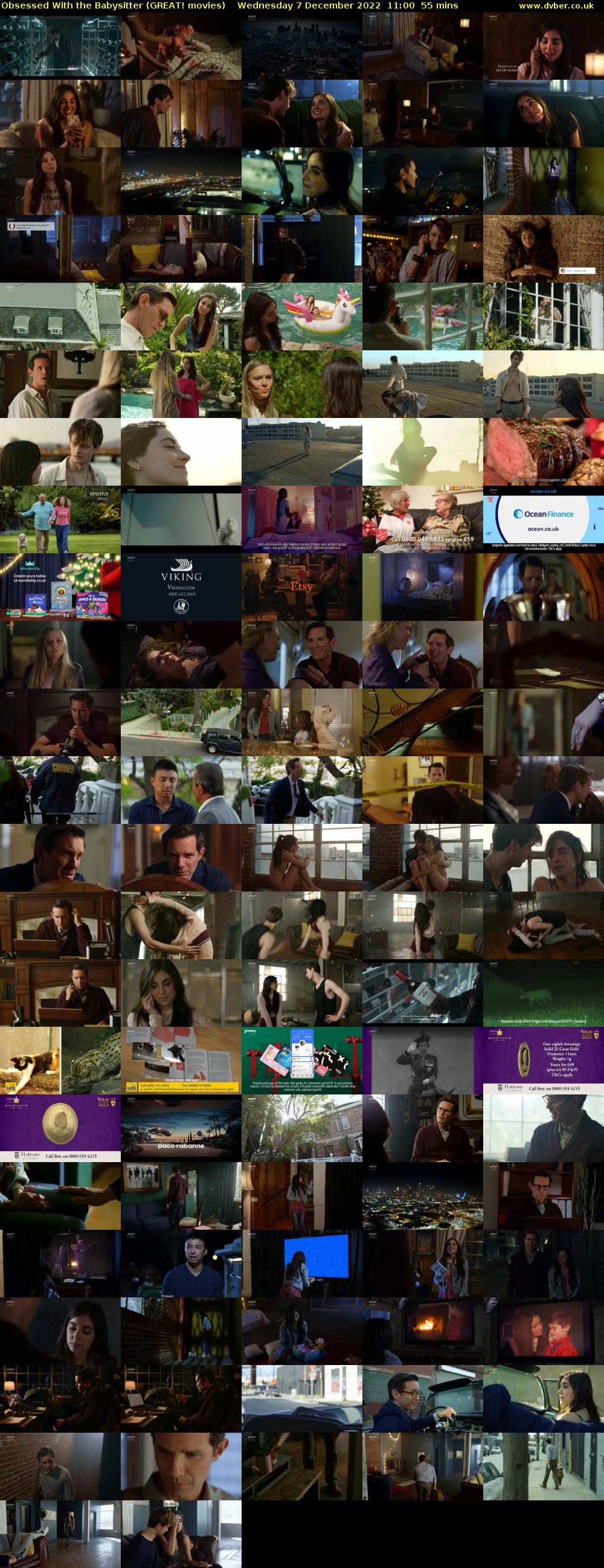 Obsessed With the Babysitter (GREAT! movies) Wednesday 7 December 2022 11:00 - 11:55