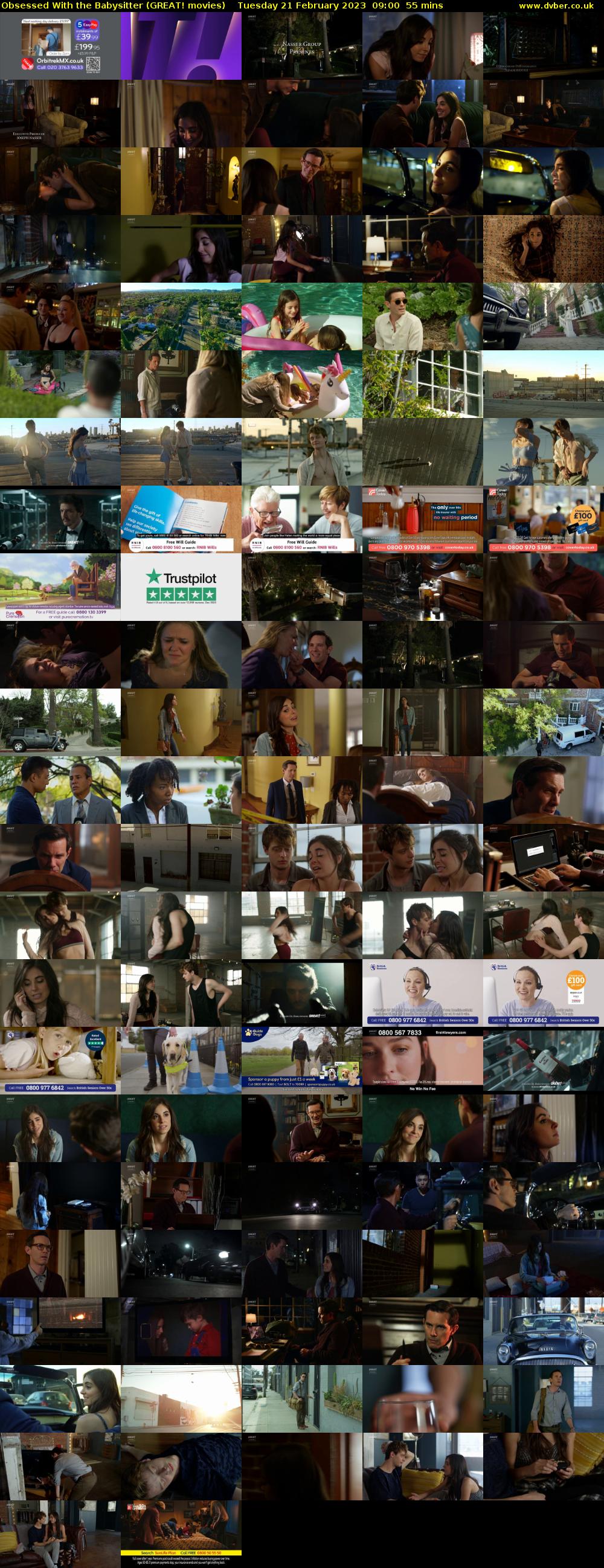 Obsessed With the Babysitter (GREAT! movies) Tuesday 21 February 2023 09:00 - 09:55