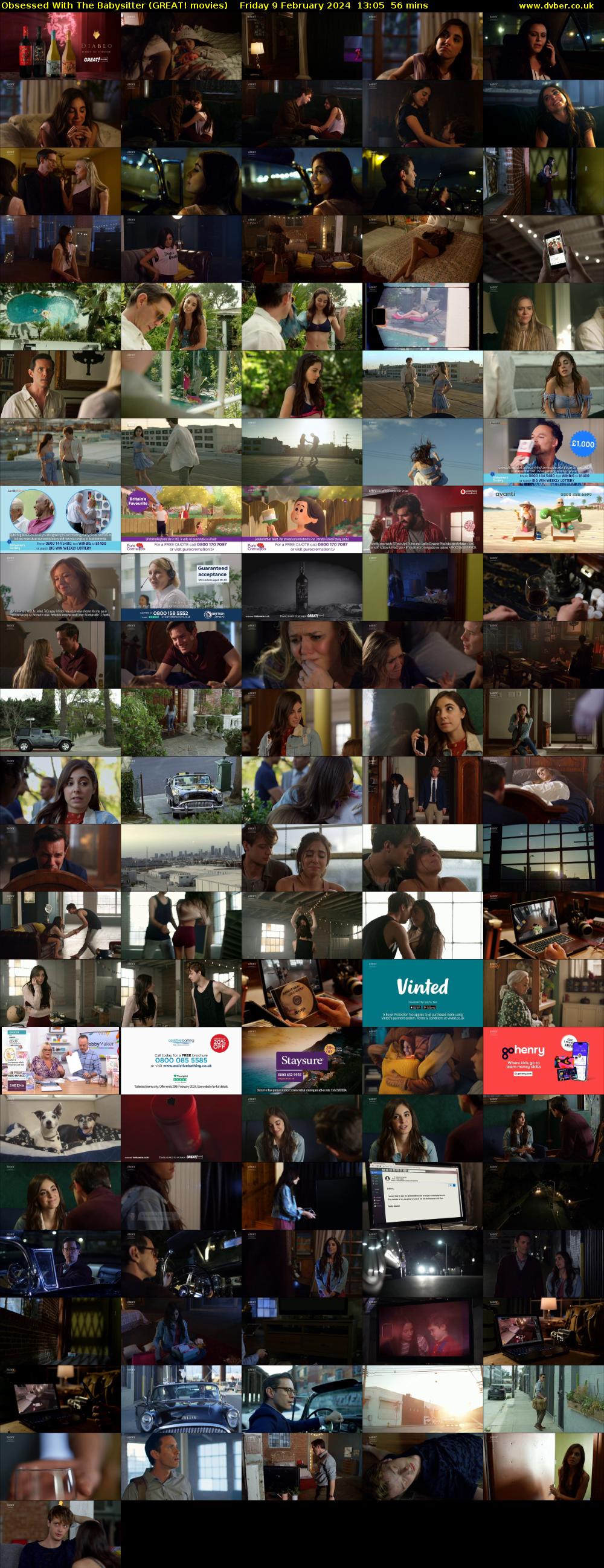 Obsessed With the Babysitter (GREAT! movies) Friday 9 February 2024 13:05 - 14:01