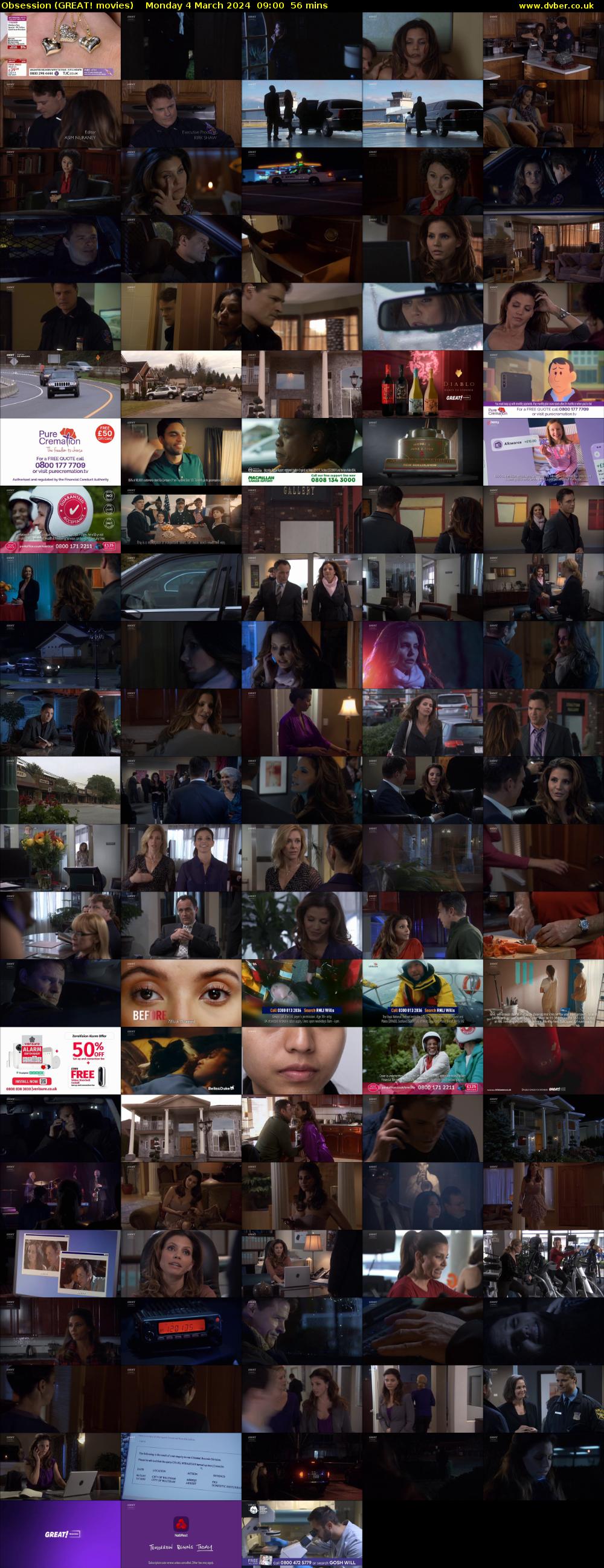 Obsession (GREAT! movies) Monday 4 March 2024 09:00 - 09:56