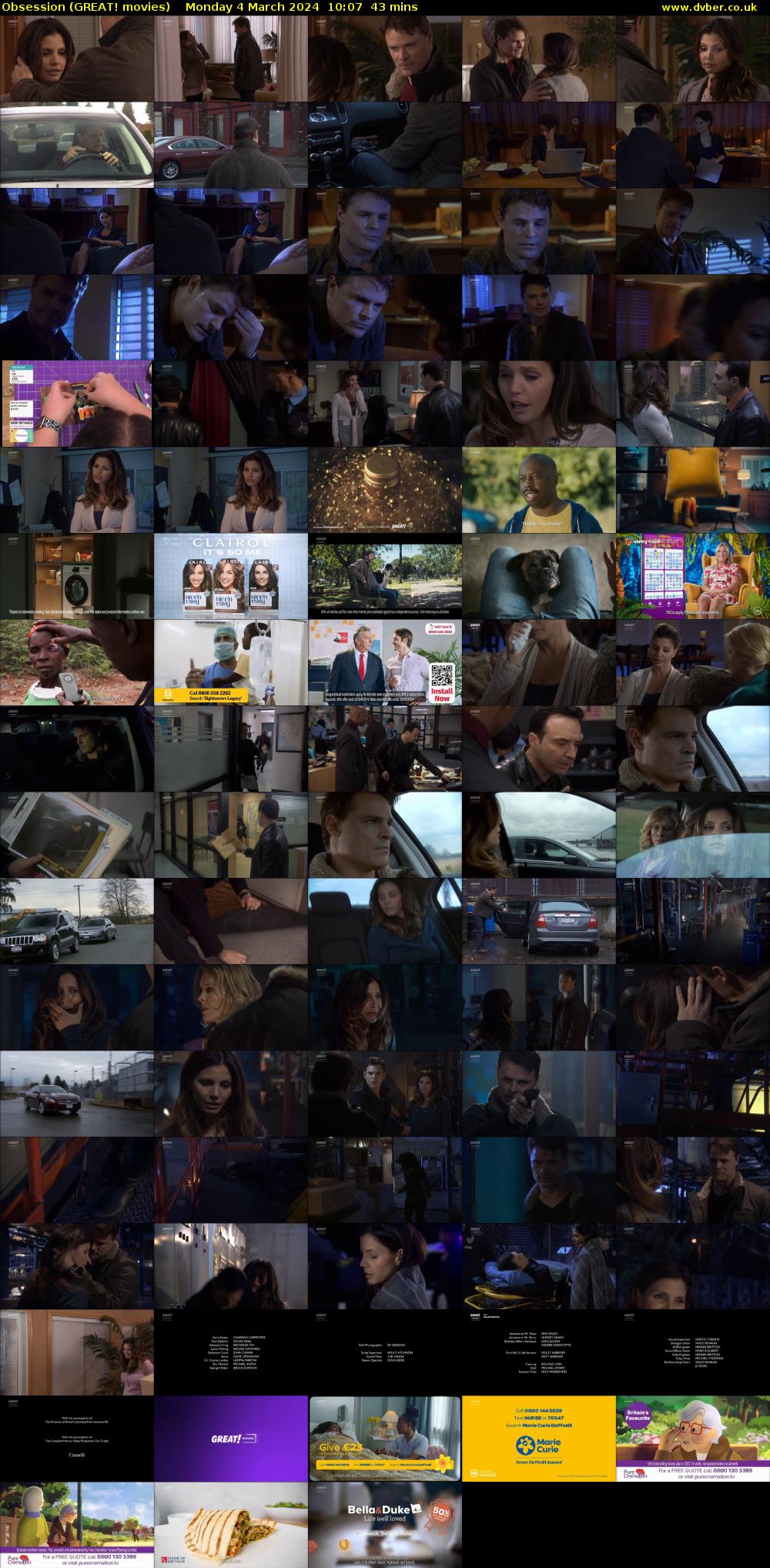 Obsession (GREAT! movies) Monday 4 March 2024 10:07 - 10:50