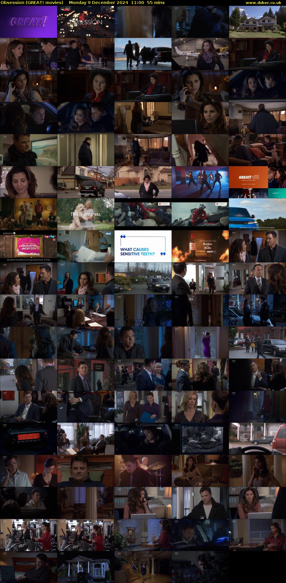 Obsession (GREAT! movies) Monday 9 December 2024 11:00 - 11:55