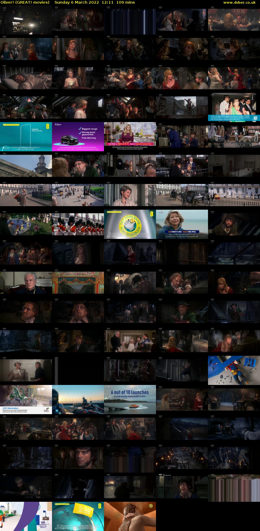 Oliver! (GREAT! movies) Sunday 6 March 2022 12:11 - 14:00