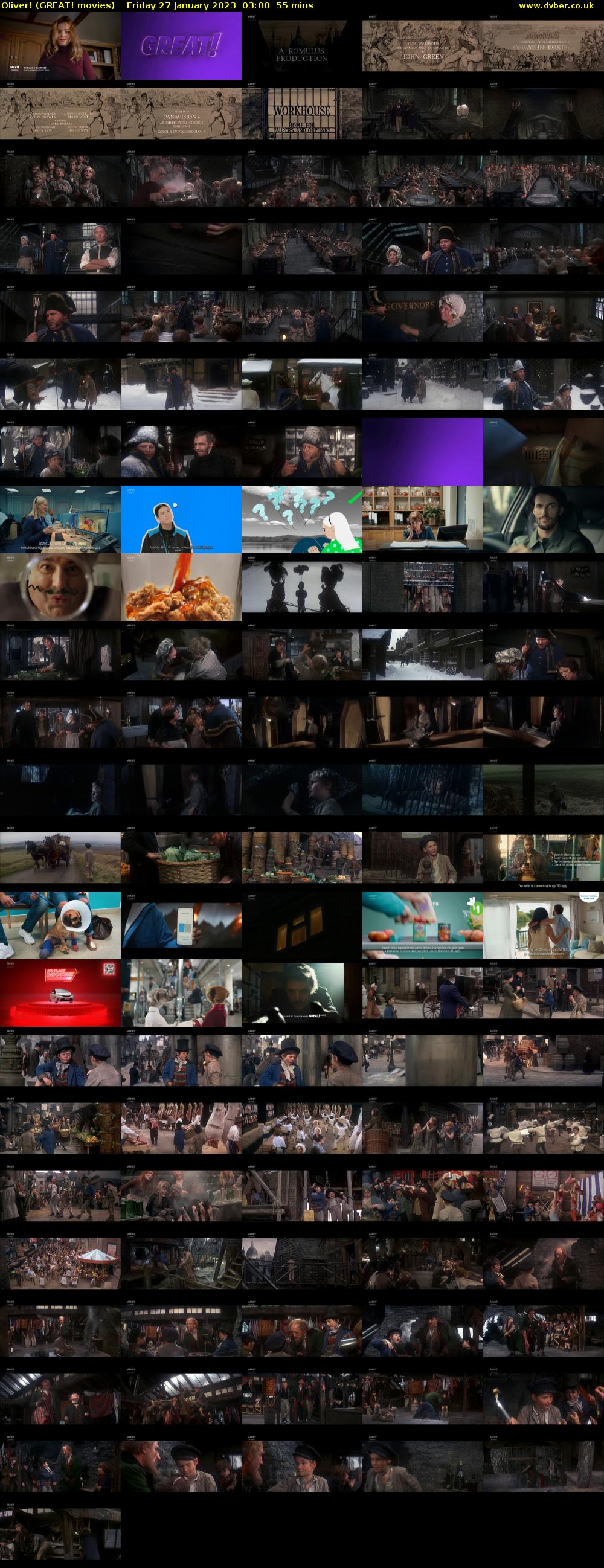 Oliver! (GREAT! movies) Friday 27 January 2023 03:00 - 03:55