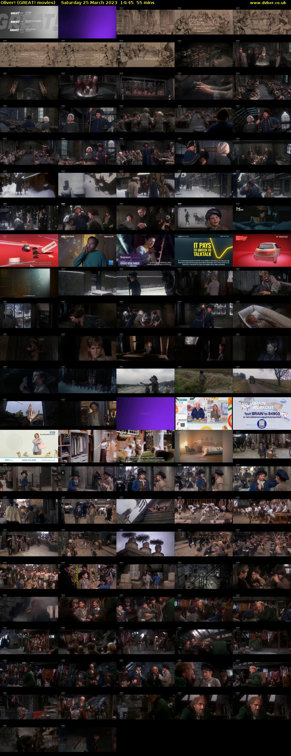 Oliver! (GREAT! movies) Saturday 25 March 2023 14:45 - 15:40