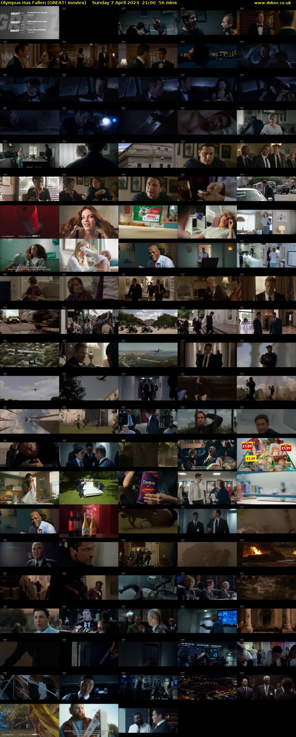Olympus Has Fallen (GREAT! movies) Sunday 7 April 2024 21:00 - 21:56