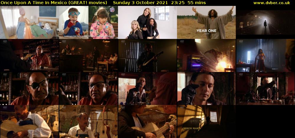 Once Upon A Time In Mexico (GREAT! movies) Sunday 3 October 2021 23:25 - 00:20
