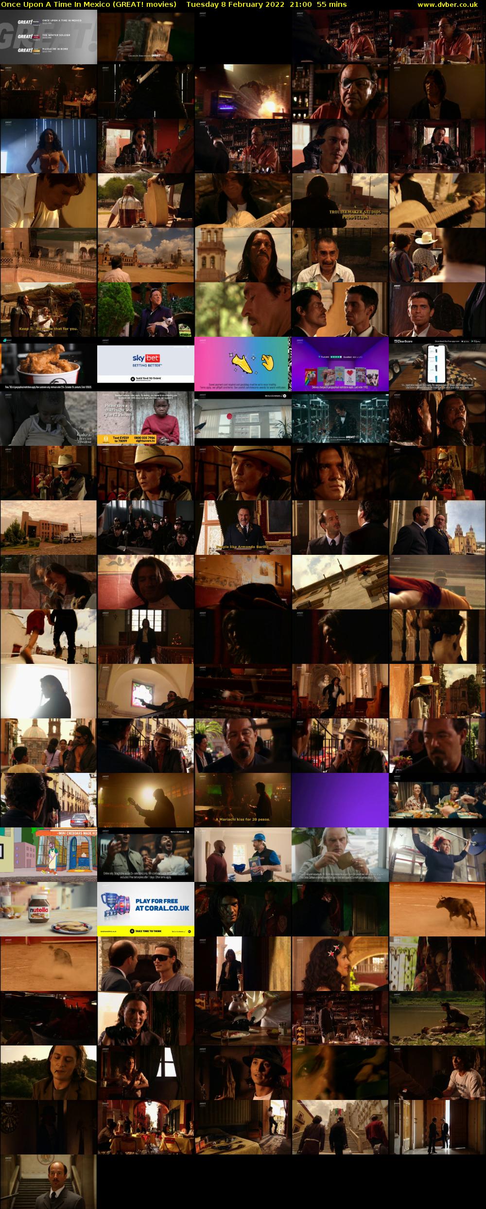 Once Upon A Time In Mexico (GREAT! movies) Tuesday 8 February 2022 21:00 - 21:55