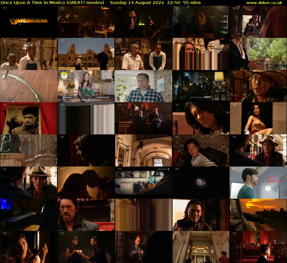 Once Upon A Time In Mexico (GREAT! movies) Sunday 14 August 2022 22:50 - 23:45