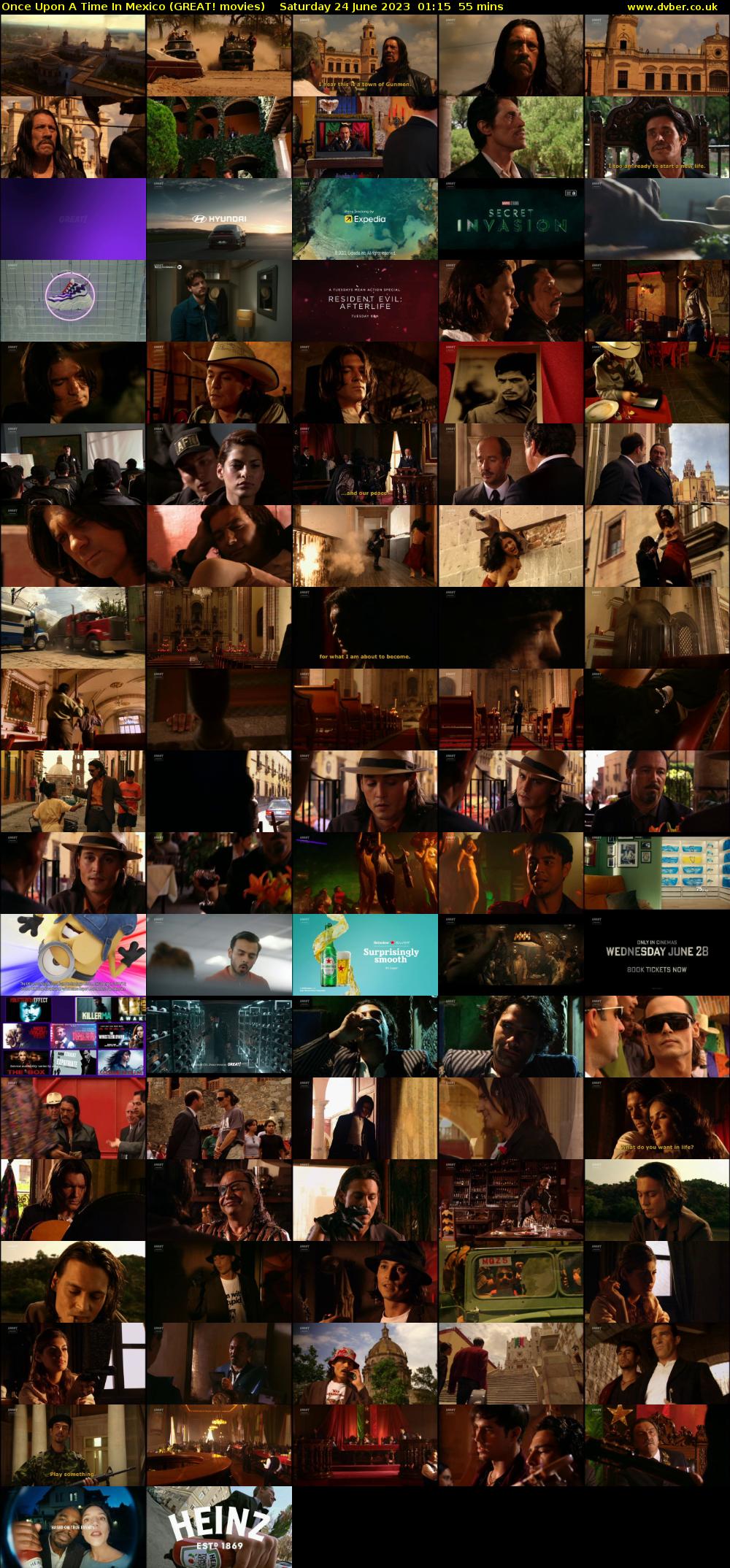 Once Upon A Time In Mexico (GREAT! movies) Saturday 24 June 2023 01:15 - 02:10