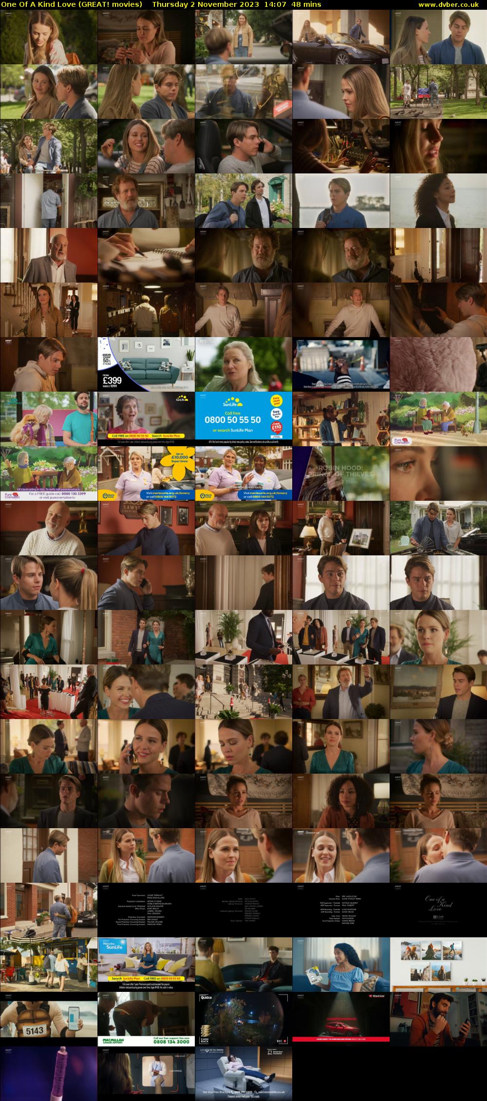 One Of A Kind Love (GREAT! movies) Thursday 2 November 2023 14:07 - 14:55