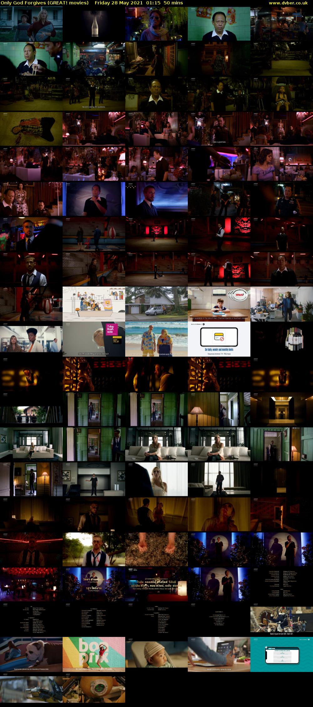 Only God Forgives (GREAT! movies) Friday 28 May 2021 01:15 - 02:05