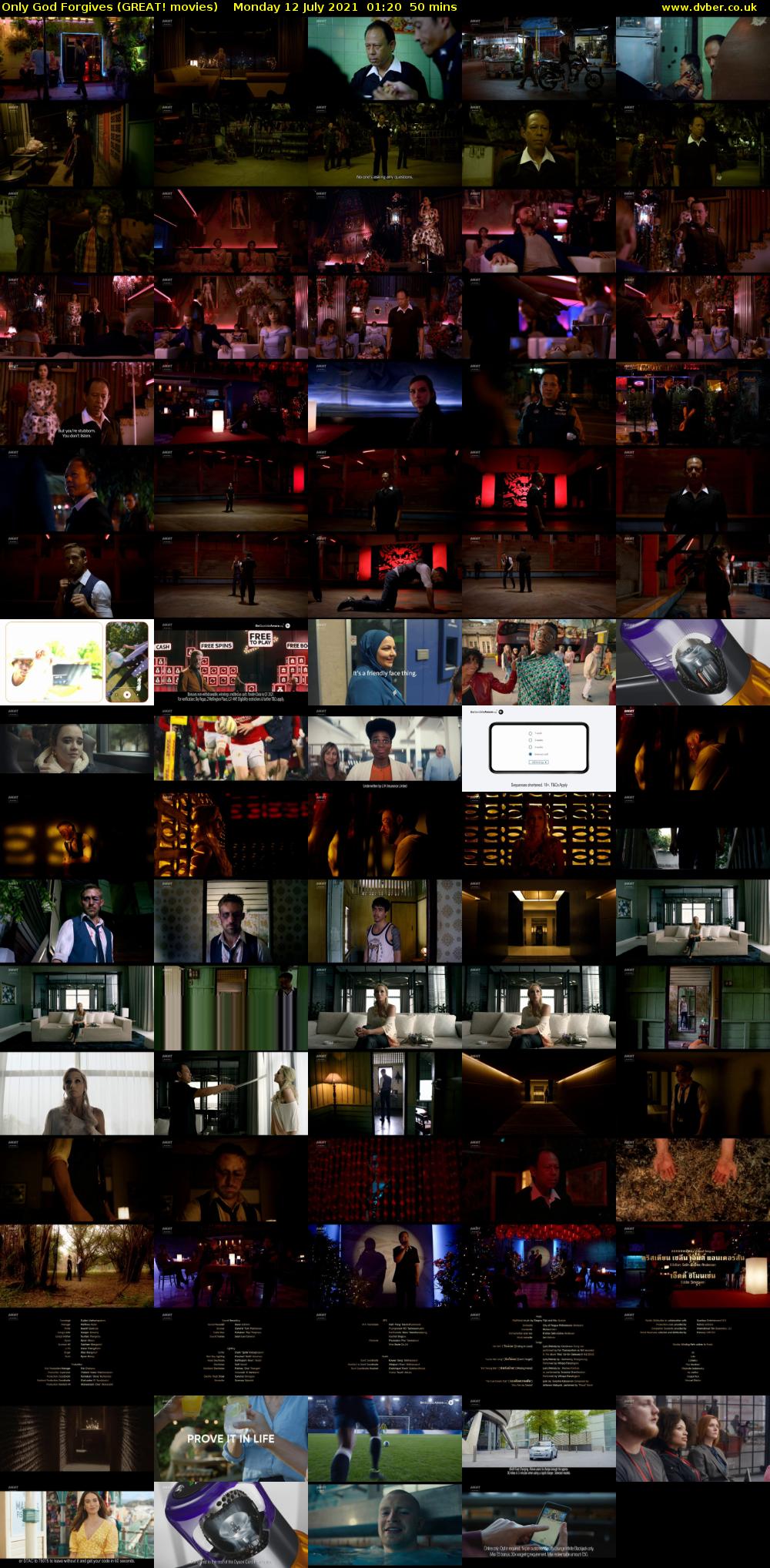 Only God Forgives (GREAT! movies) Monday 12 July 2021 01:20 - 02:10