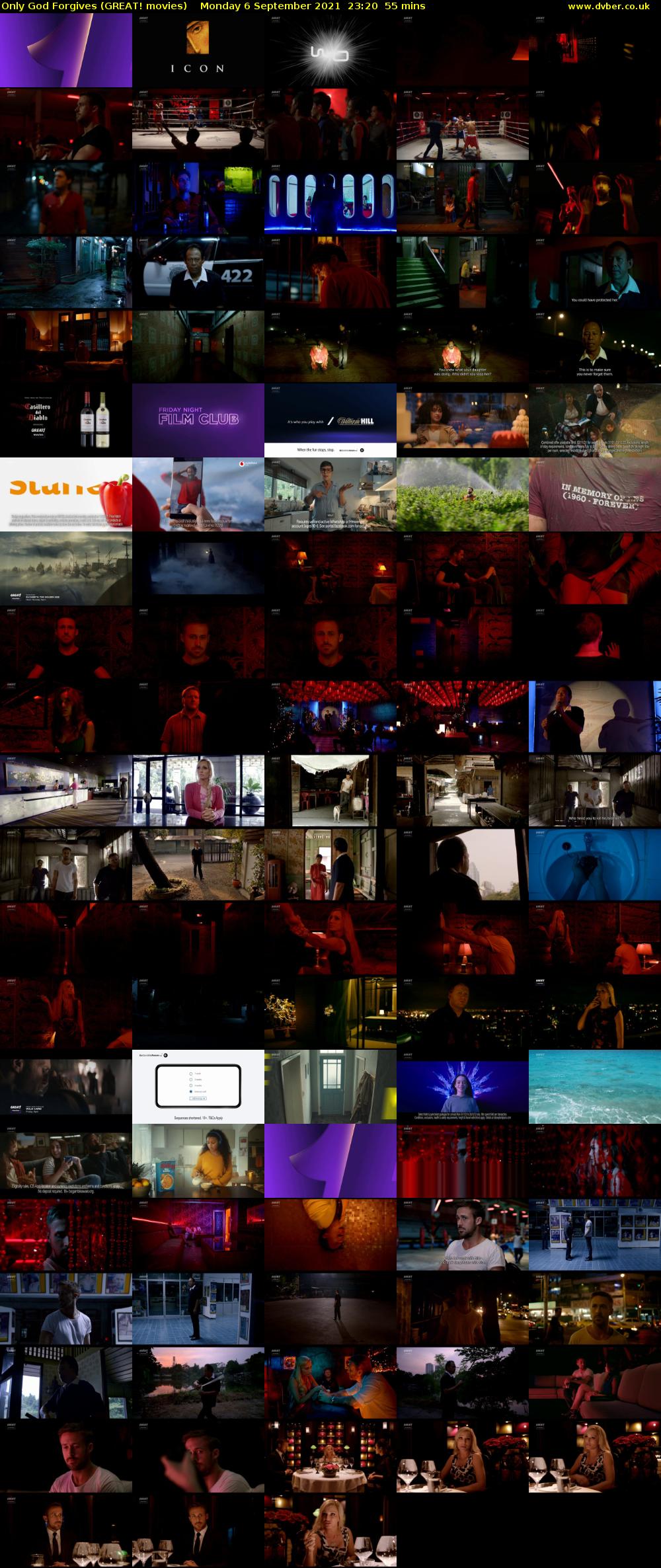 Only God Forgives (GREAT! movies) Monday 6 September 2021 23:20 - 00:15