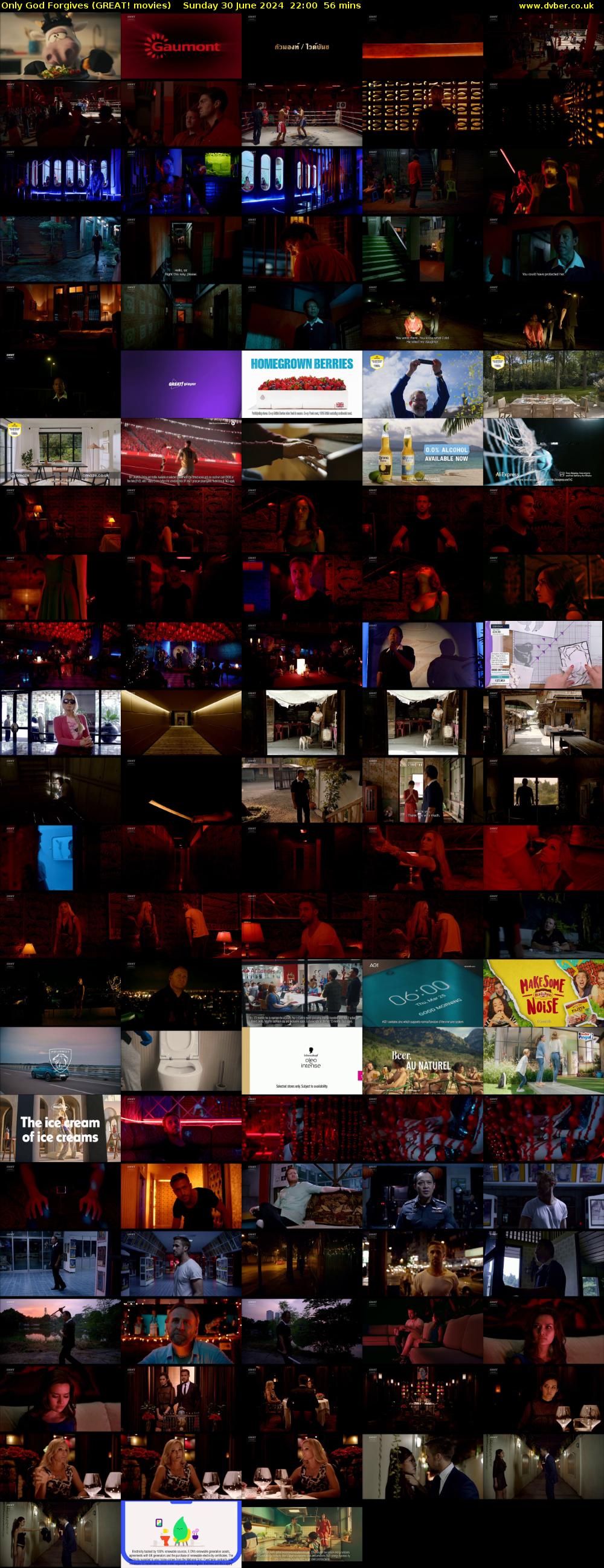 Only God Forgives (GREAT! movies) Sunday 30 June 2024 22:00 - 22:56