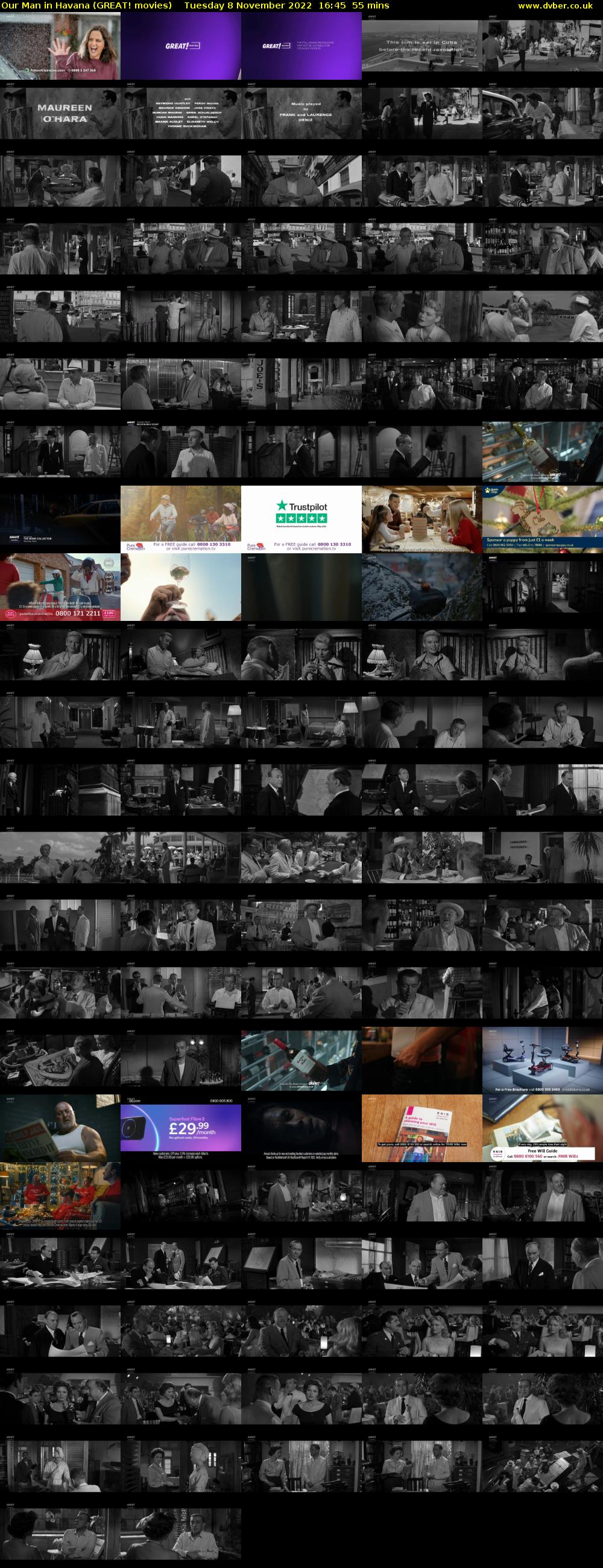 Our Man in Havana (GREAT! movies) Tuesday 8 November 2022 16:45 - 17:40