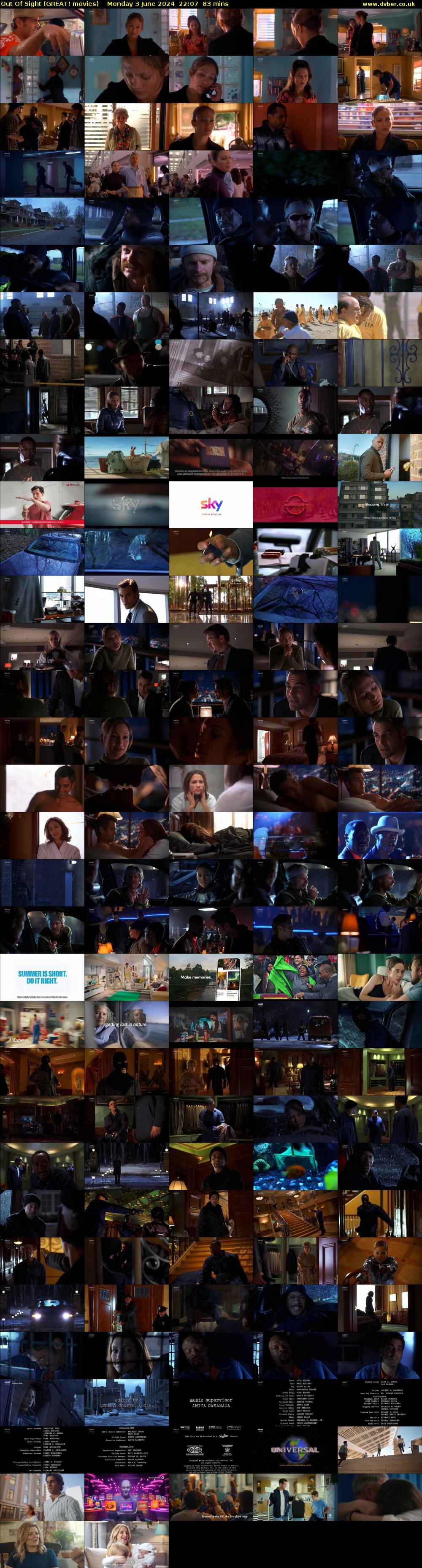 Out Of Sight (GREAT! movies) Monday 3 June 2024 22:07 - 23:30