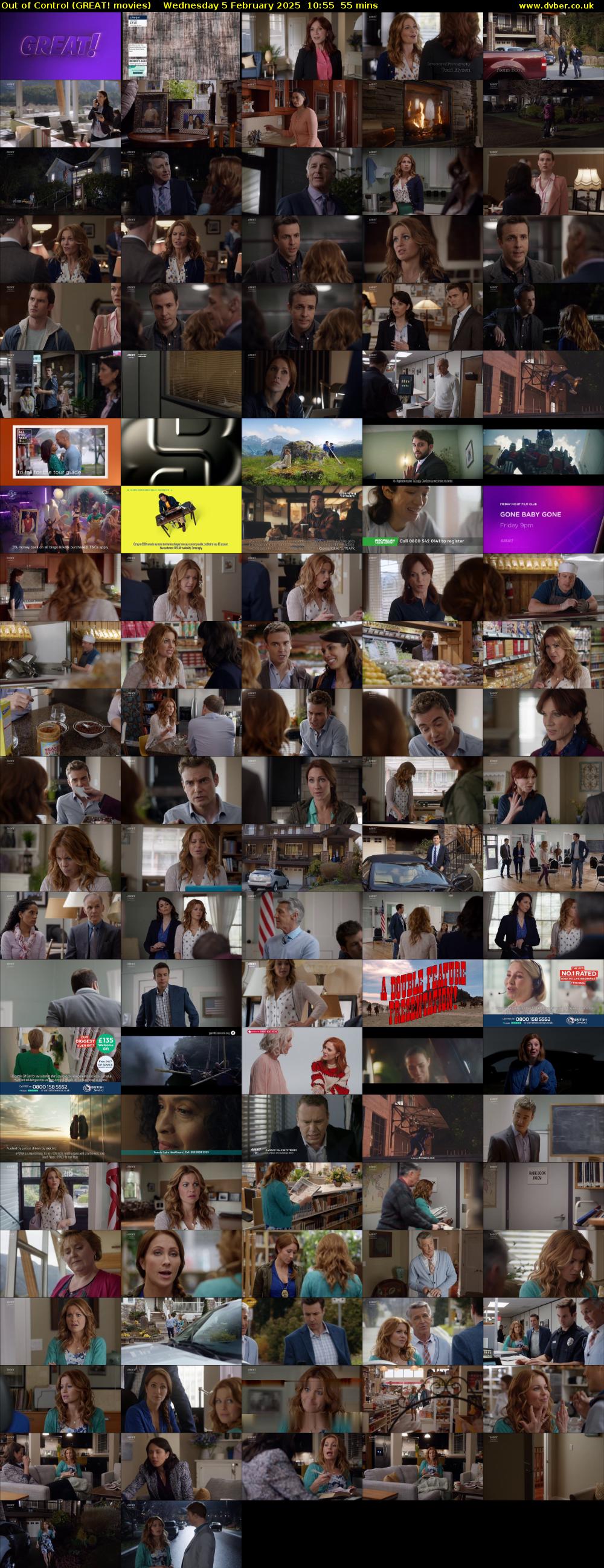 Out of Control (GREAT! movies) Wednesday 5 February 2025 10:55 - 11:50