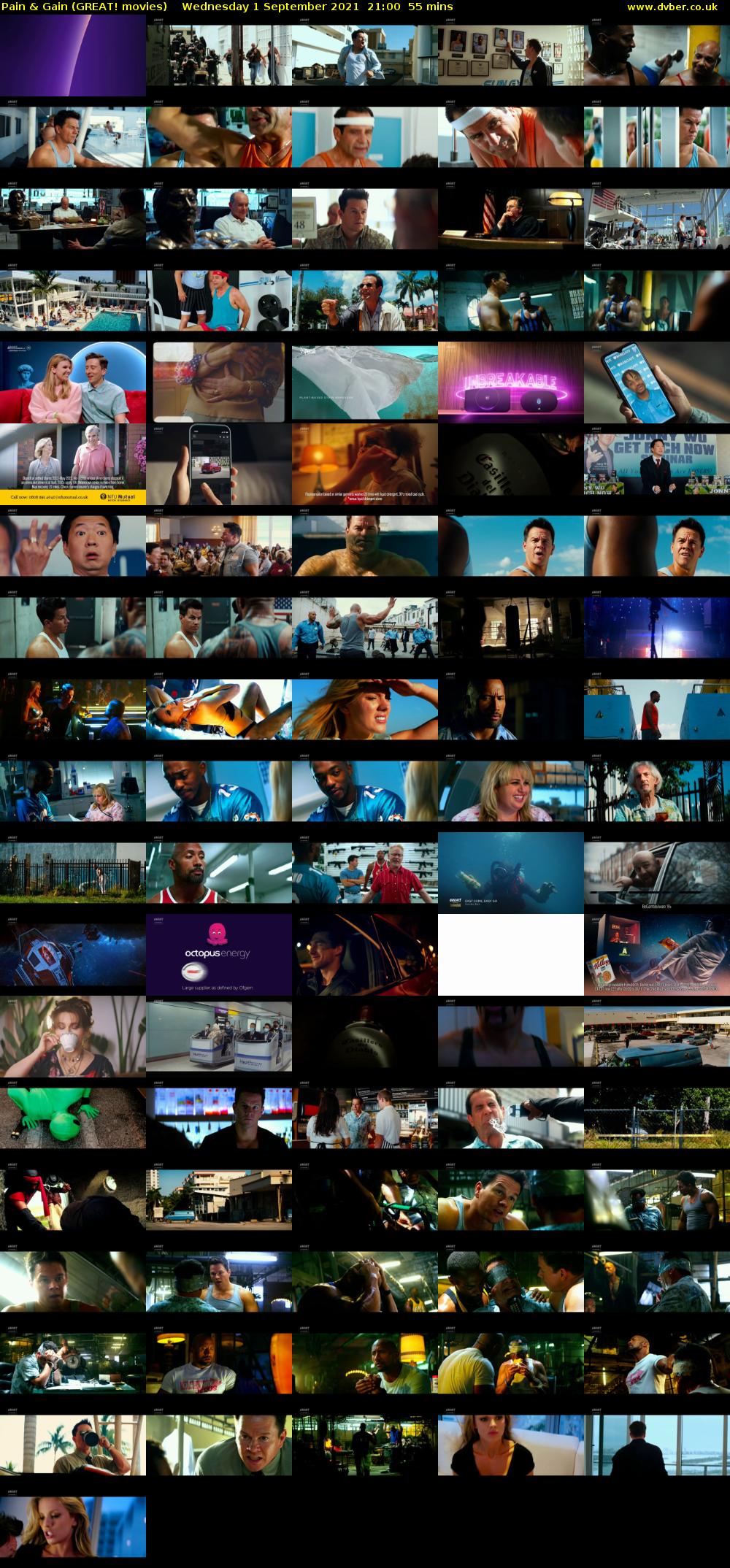 Pain & Gain (GREAT! movies) Wednesday 1 September 2021 21:00 - 21:55
