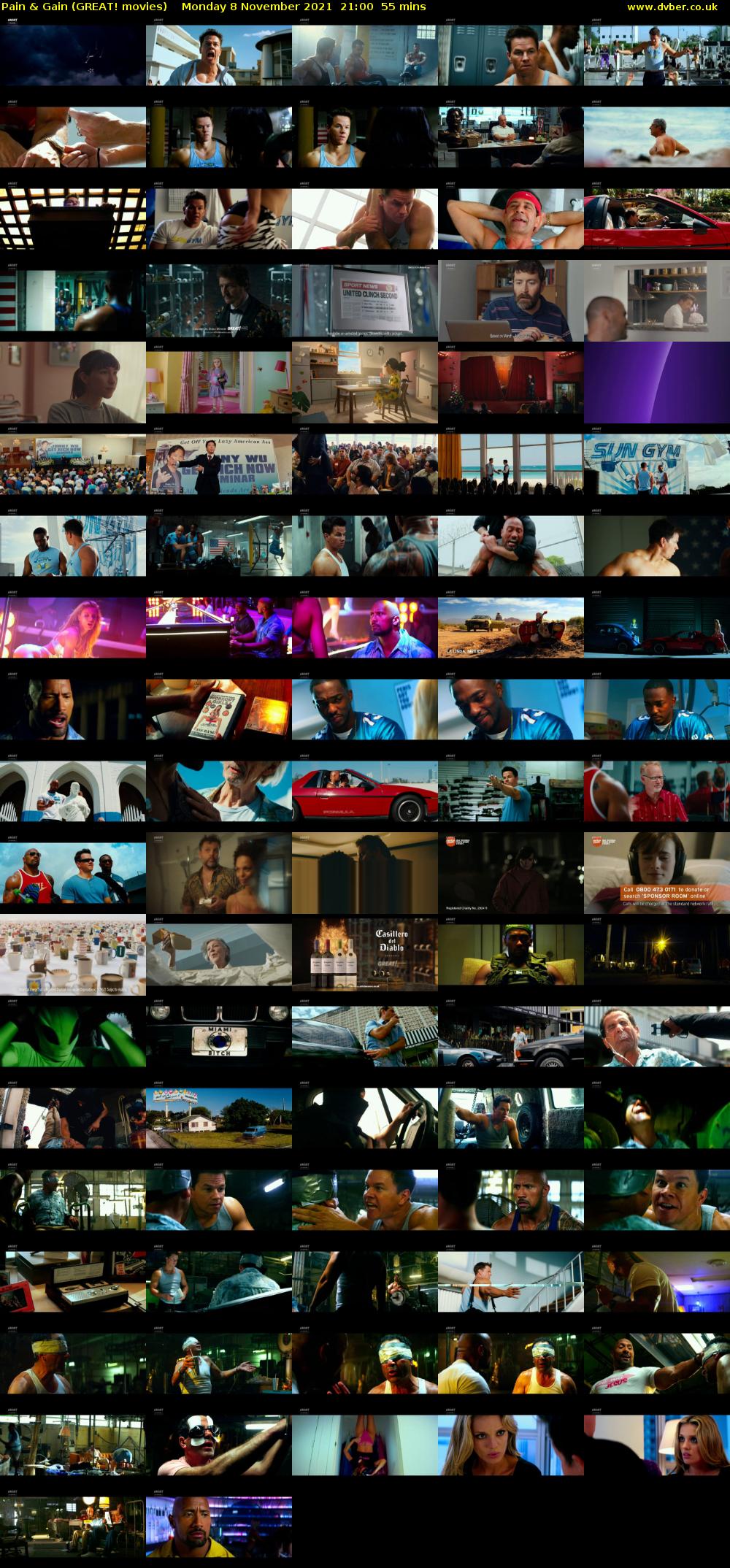 Pain & Gain (GREAT! movies) Monday 8 November 2021 21:00 - 21:55