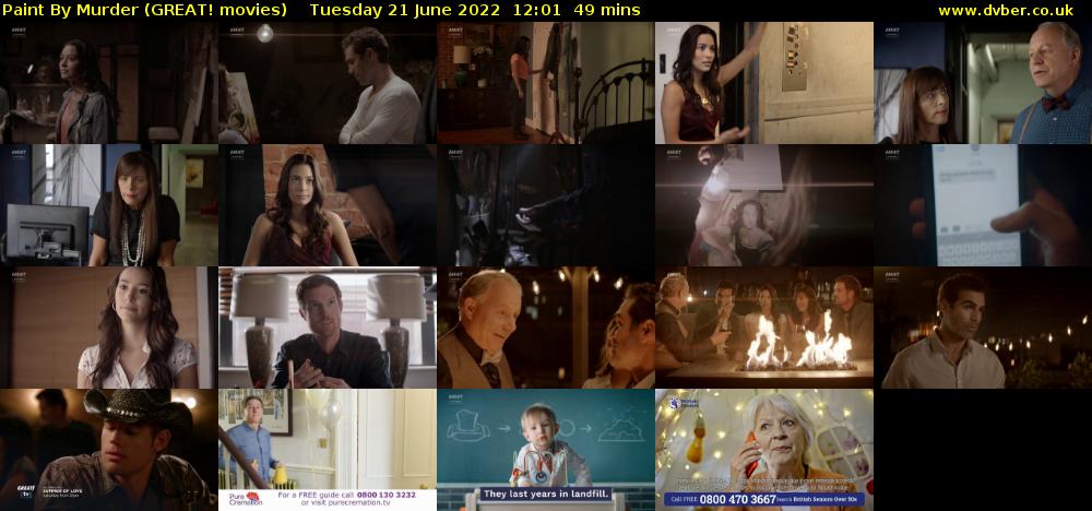 Paint By Murder (GREAT! movies) Tuesday 21 June 2022 12:01 - 12:50