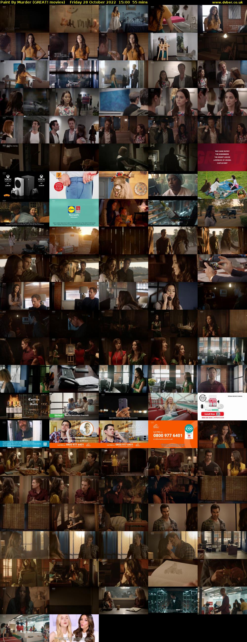 Paint By Murder (GREAT! movies) Friday 28 October 2022 15:00 - 15:55