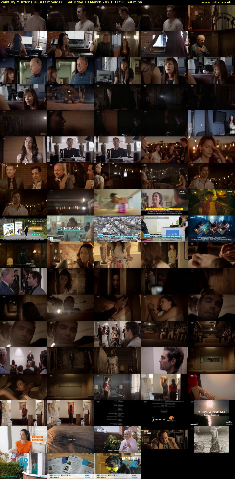 Paint By Murder (GREAT! movies) Saturday 18 March 2023 11:51 - 12:35