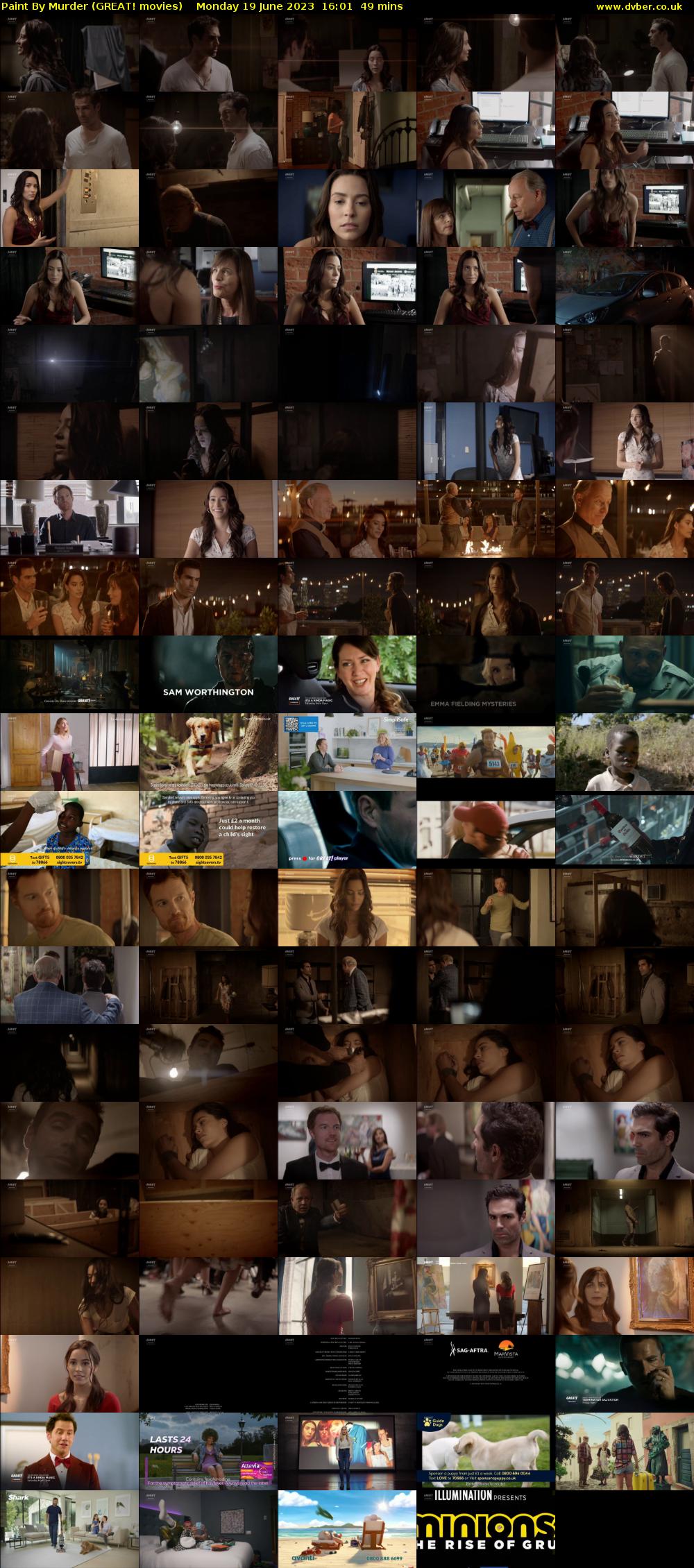 Paint By Murder (GREAT! movies) Monday 19 June 2023 16:01 - 16:50