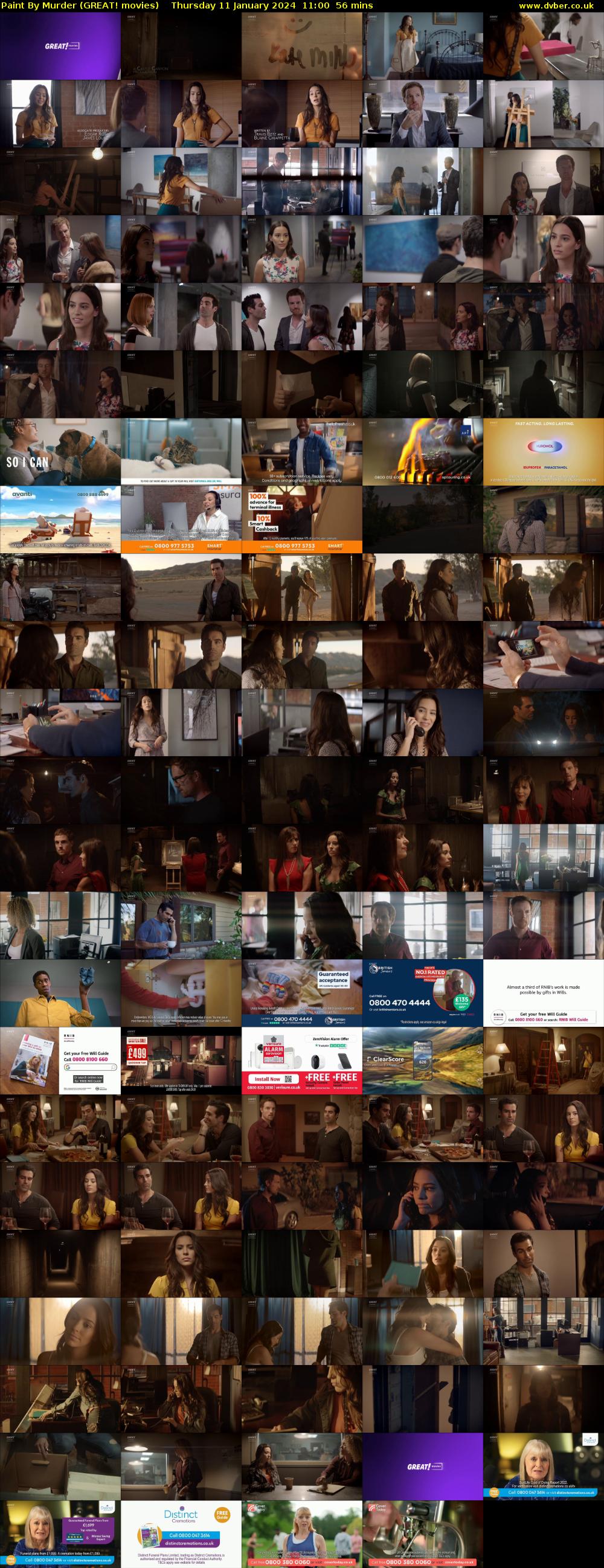 Paint By Murder (GREAT! movies) Thursday 11 January 2024 11:00 - 11:56