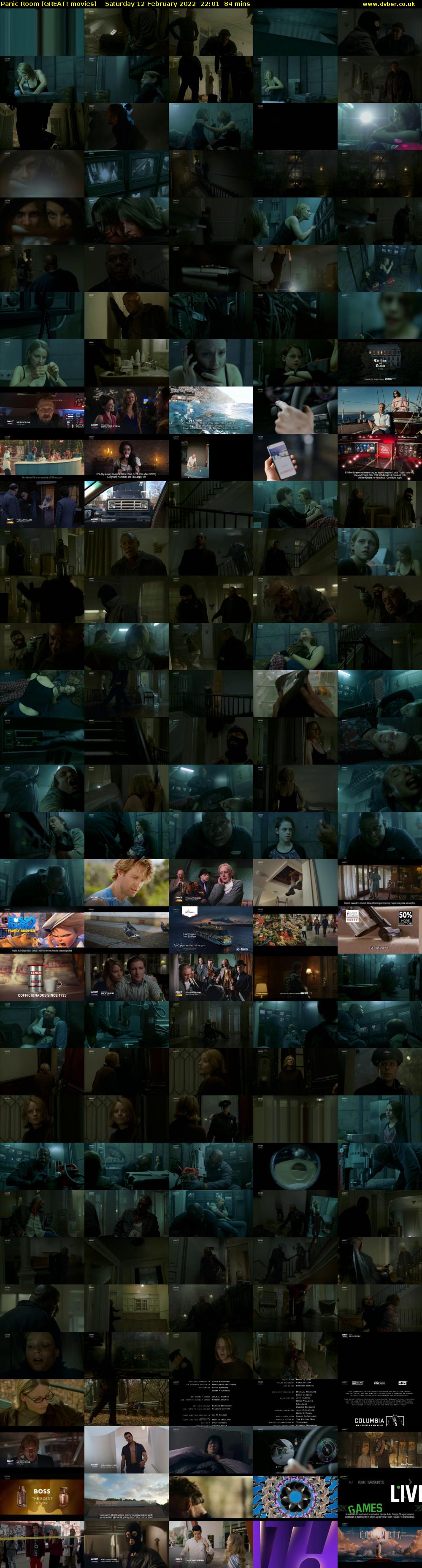 Panic Room (GREAT! movies) Saturday 12 February 2022 22:01 - 23:25