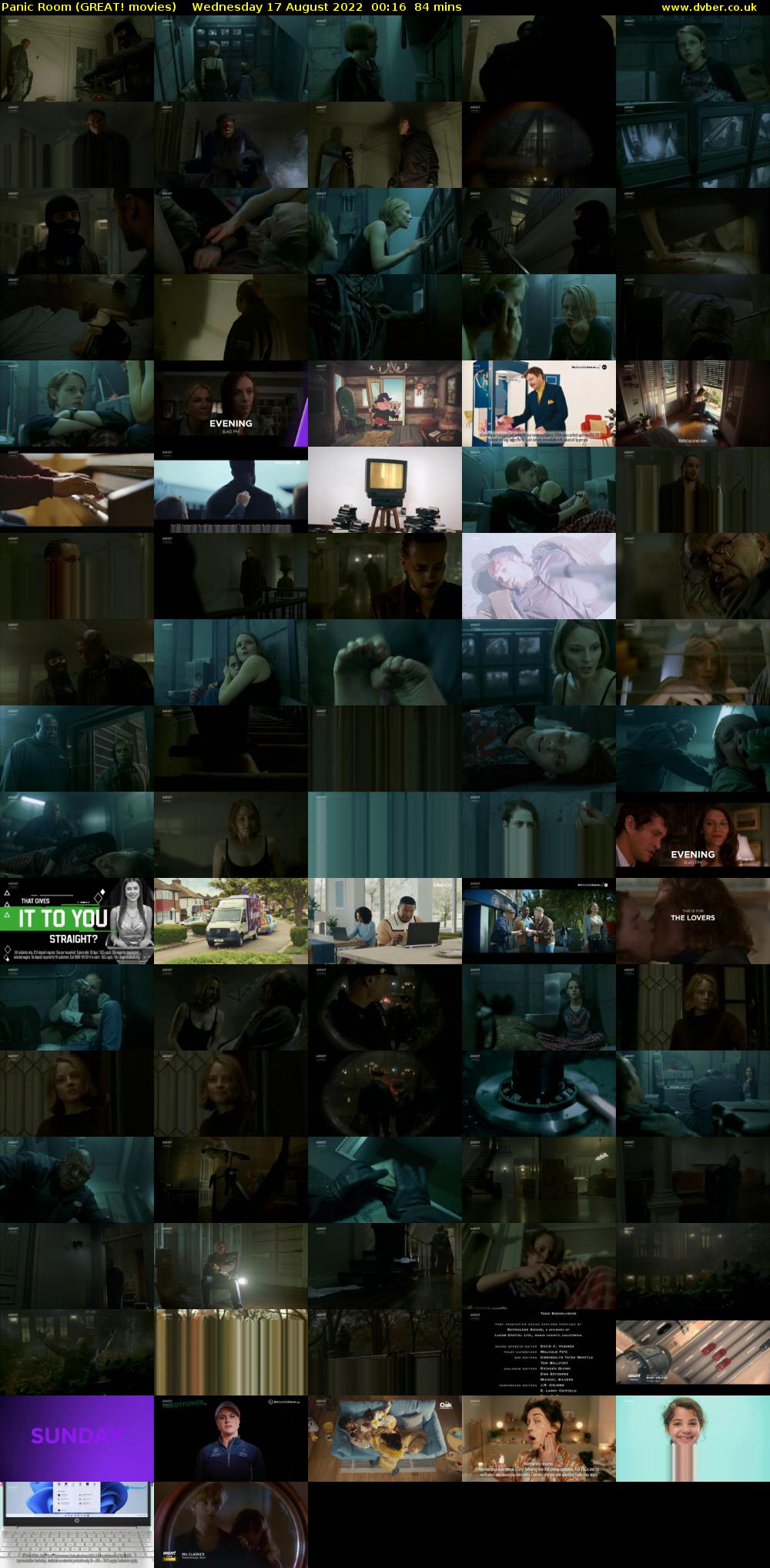 Panic Room (GREAT! movies) Wednesday 17 August 2022 00:16 - 01:40