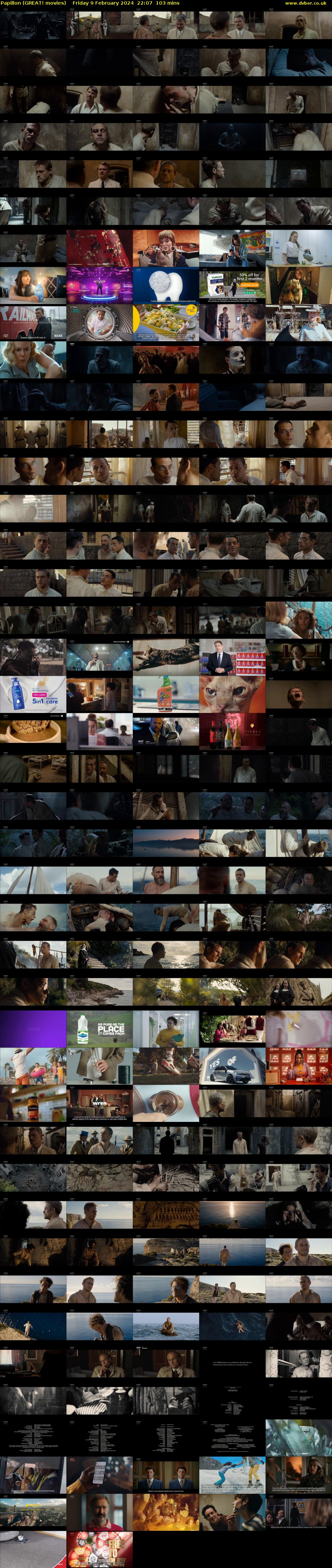 Papillon (GREAT! movies) Friday 9 February 2024 22:07 - 23:50