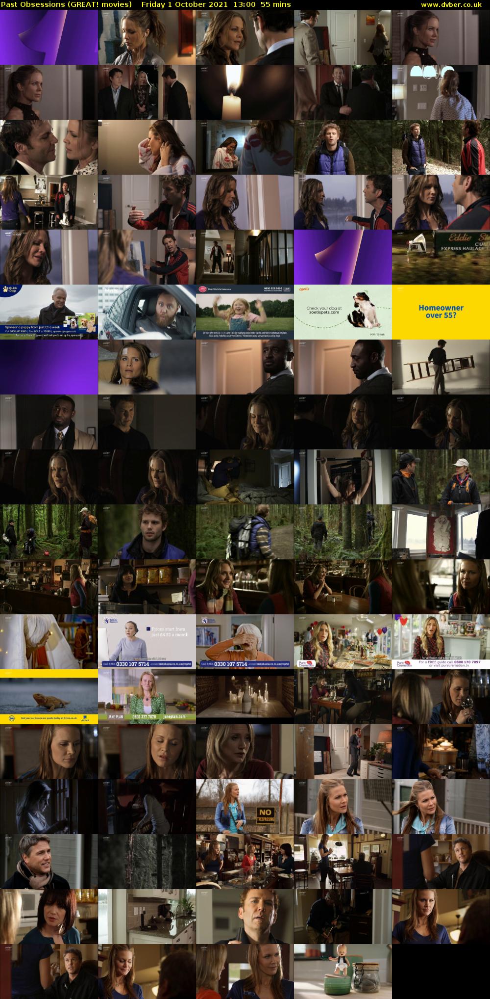 Past Obsessions (GREAT! movies) Friday 1 October 2021 13:00 - 13:55