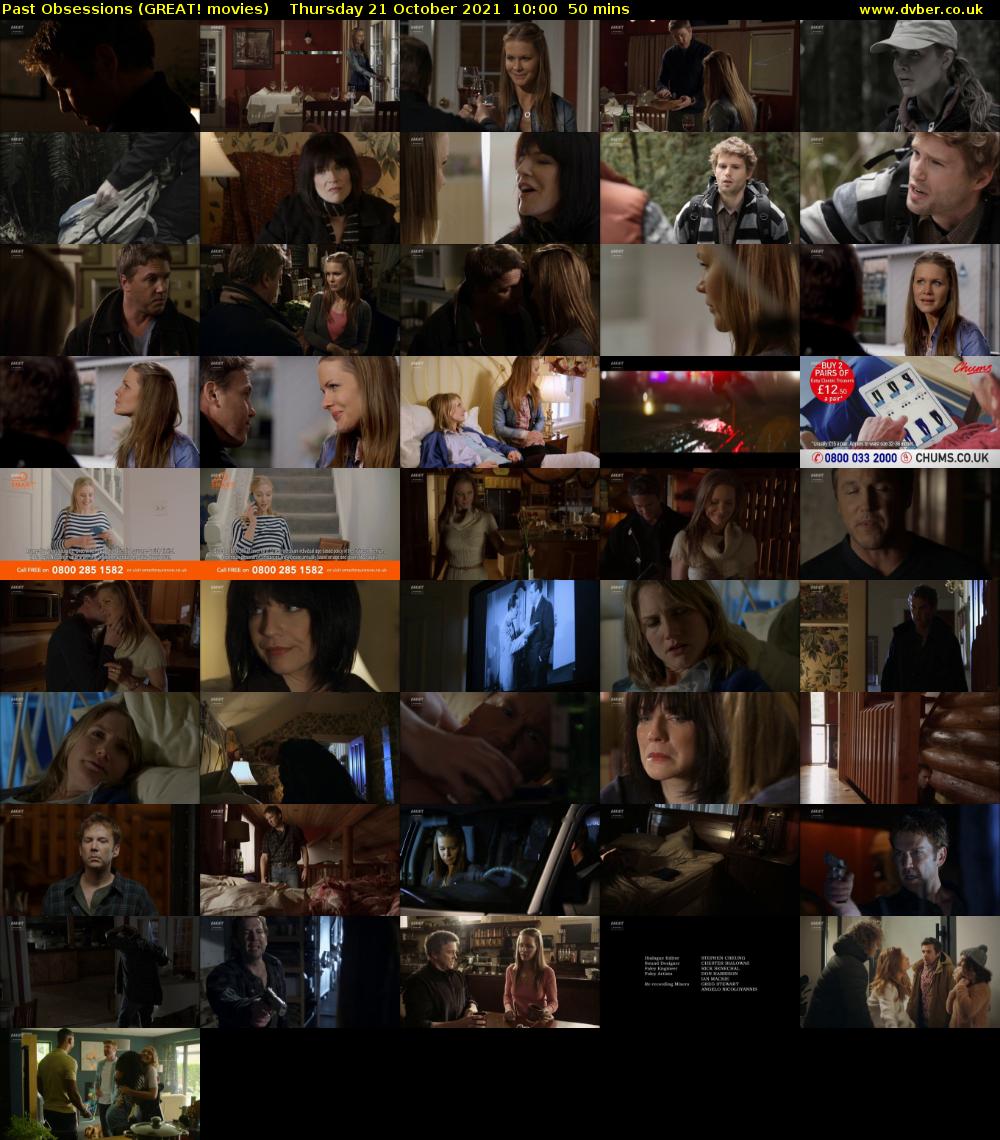 Past Obsessions (GREAT! movies) Thursday 21 October 2021 10:00 - 10:50