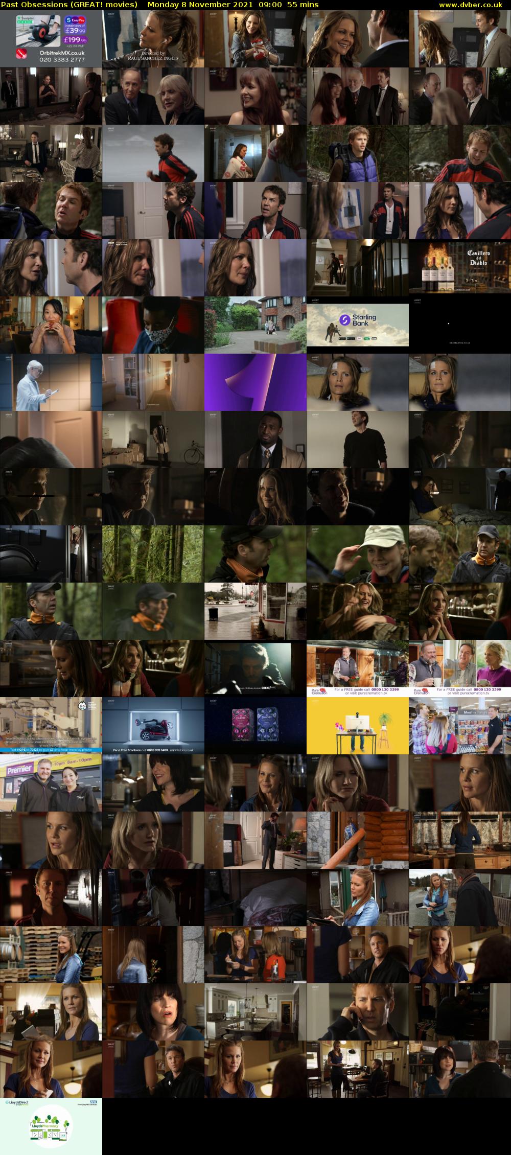 Past Obsessions (GREAT! movies) Monday 8 November 2021 09:00 - 09:55