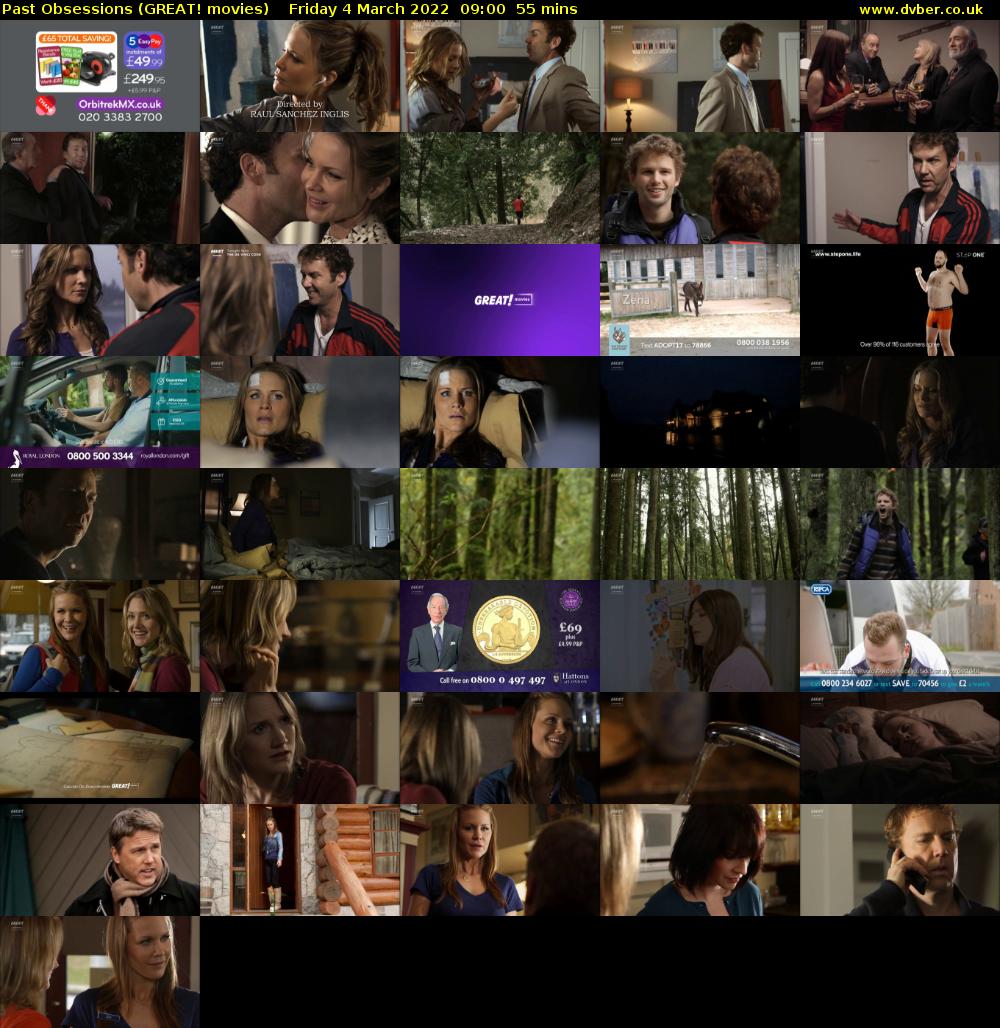 Past Obsessions (GREAT! movies) Friday 4 March 2022 09:00 - 09:55