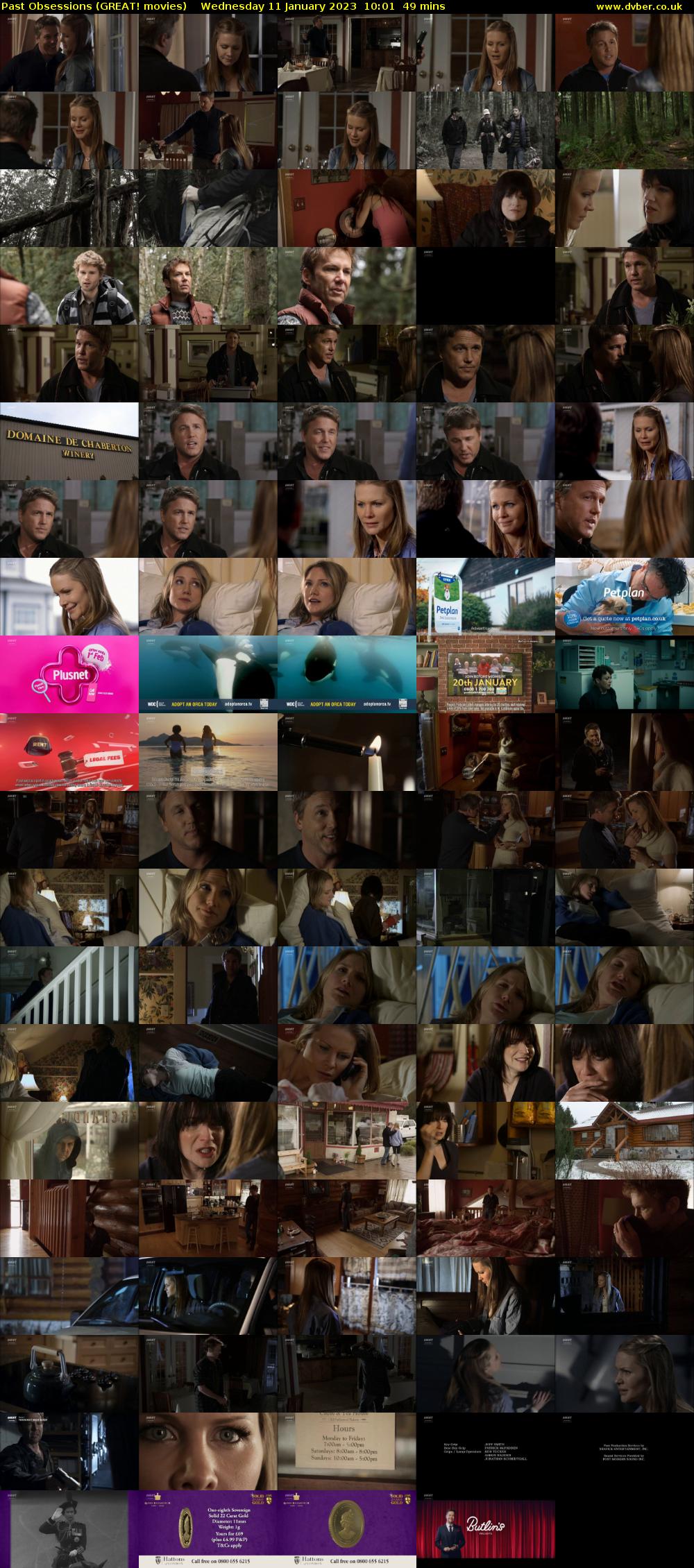 Past Obsessions (GREAT! movies) Wednesday 11 January 2023 10:01 - 10:50
