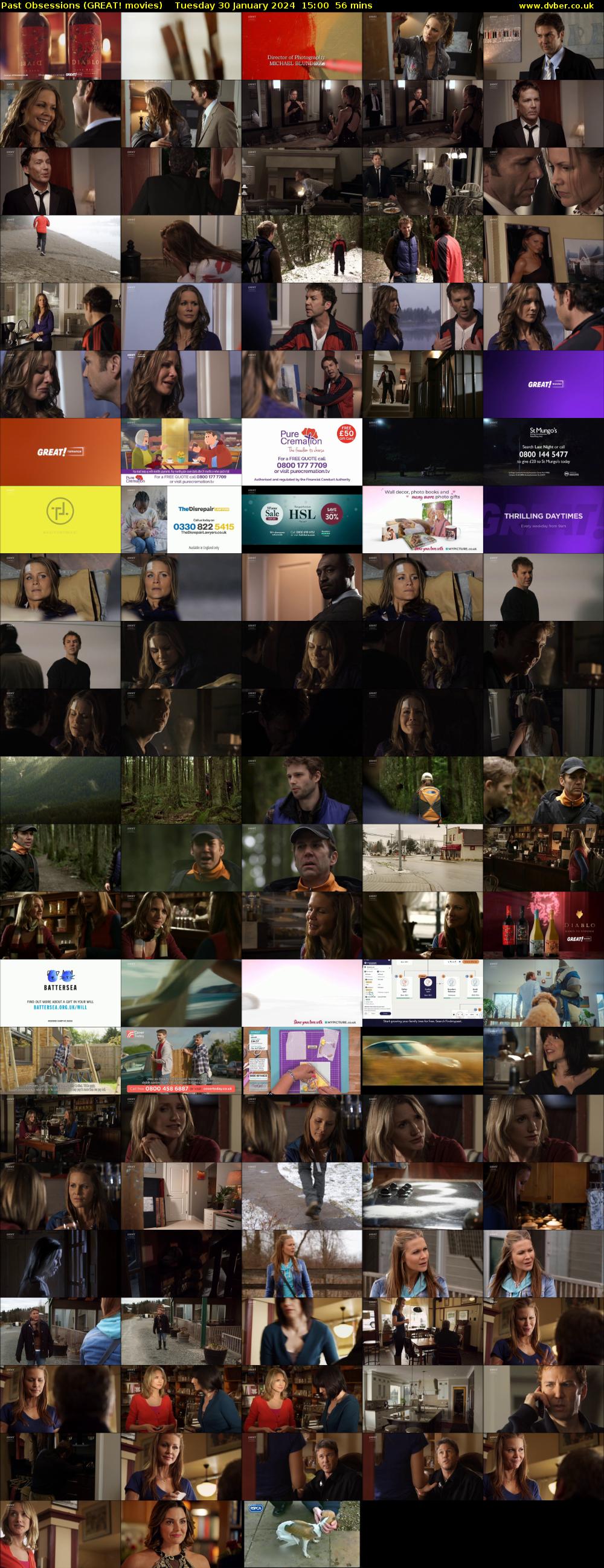 Past Obsessions (GREAT! movies) Tuesday 30 January 2024 15:00 - 15:56