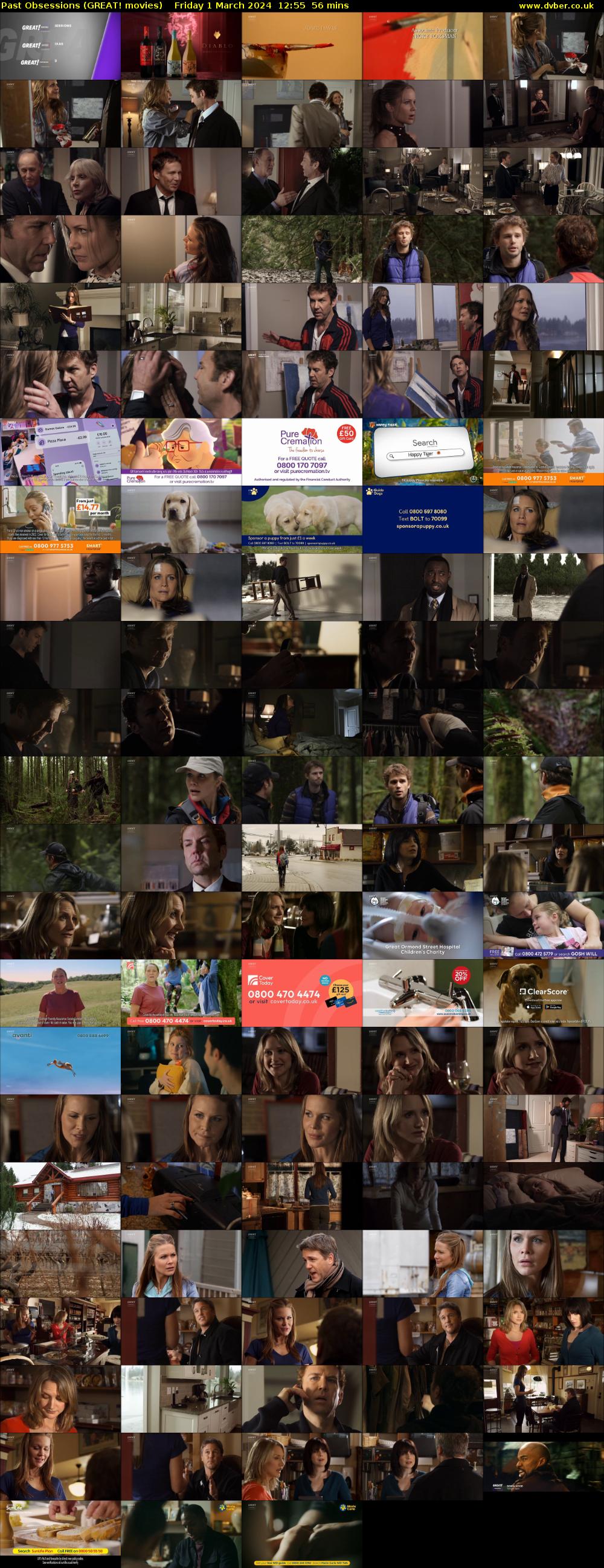 Past Obsessions (GREAT! movies) Friday 1 March 2024 12:55 - 13:51