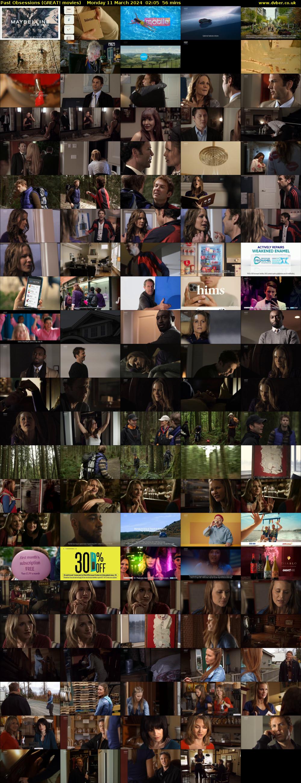 Past Obsessions (GREAT! movies) Monday 11 March 2024 02:05 - 03:01