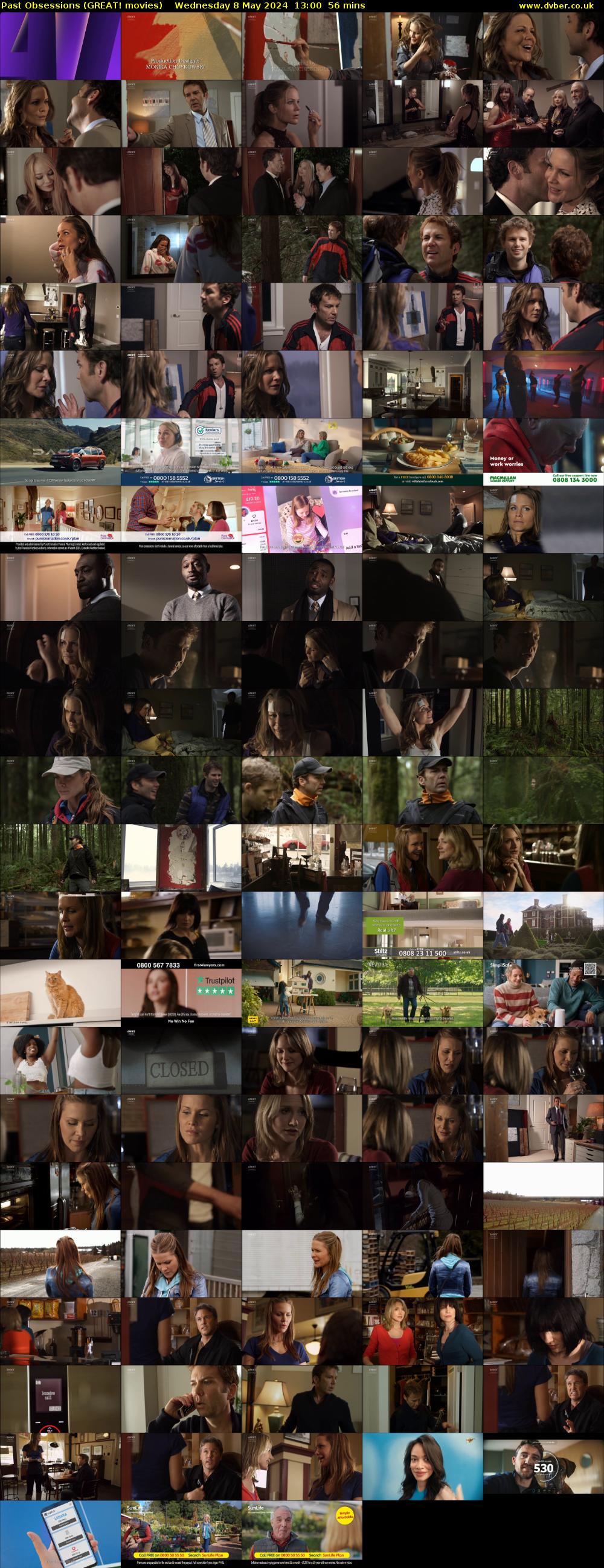 Past Obsessions (GREAT! movies) Wednesday 8 May 2024 13:00 - 13:56