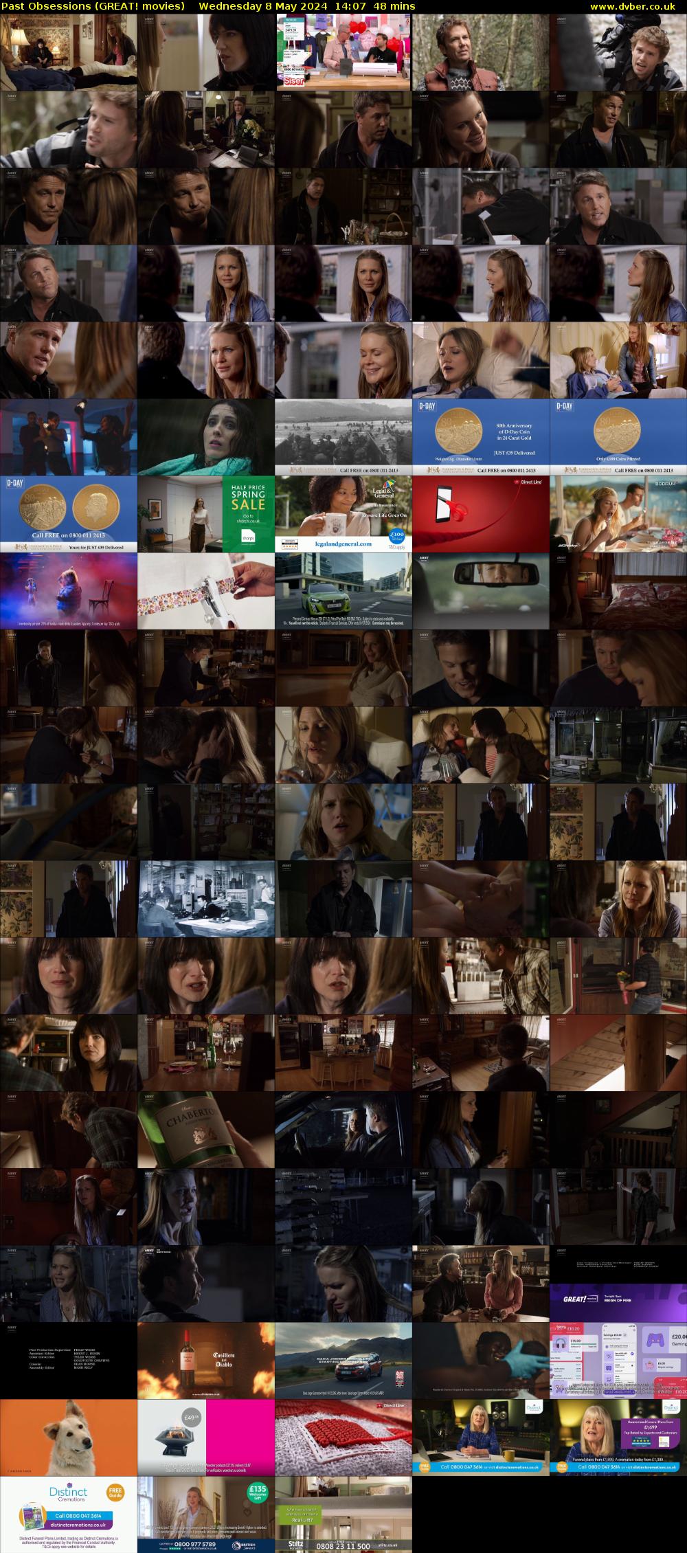 Past Obsessions (GREAT! movies) Wednesday 8 May 2024 14:07 - 14:55