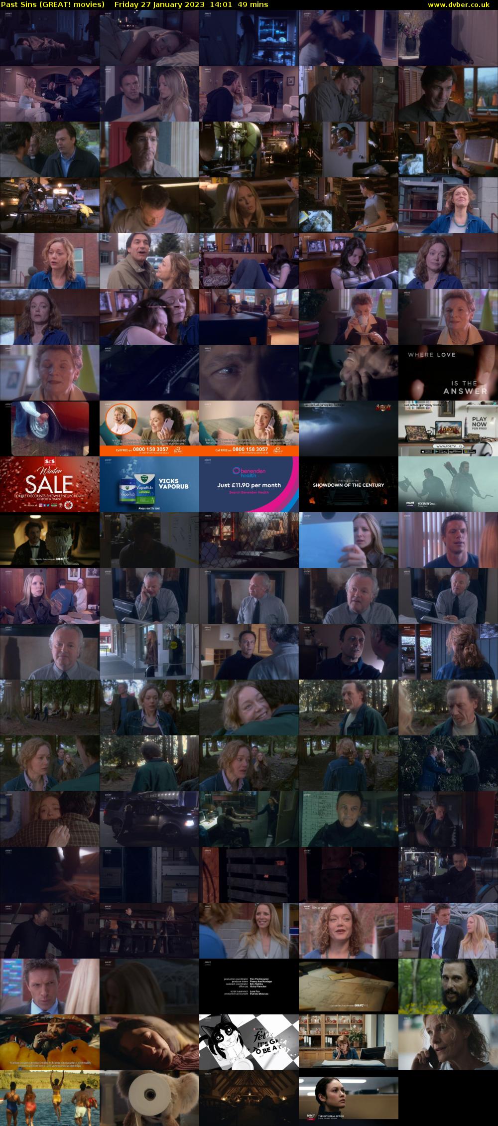 Past Sins (GREAT! movies) Friday 27 January 2023 14:01 - 14:50