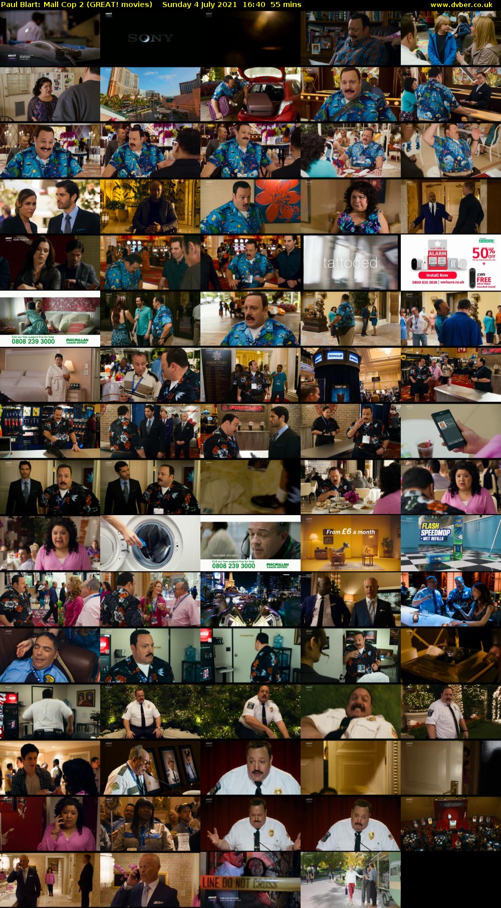 Paul Blart: Mall Cop 2 (GREAT! movies) Sunday 4 July 2021 16:40 - 17:35