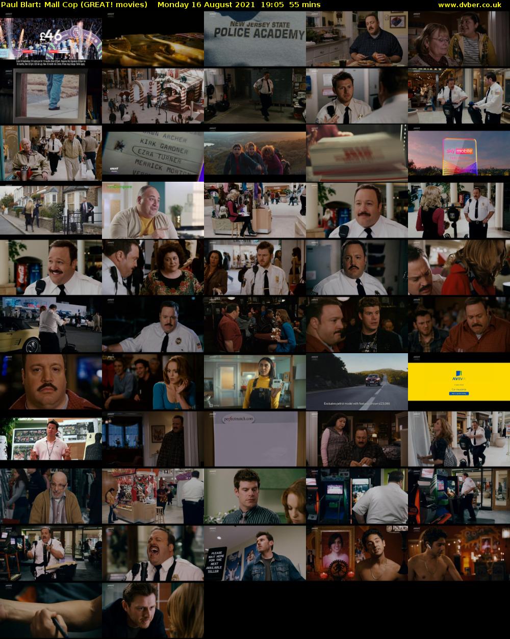 Paul Blart: Mall Cop (GREAT! movies) Monday 16 August 2021 19:05 - 20:00