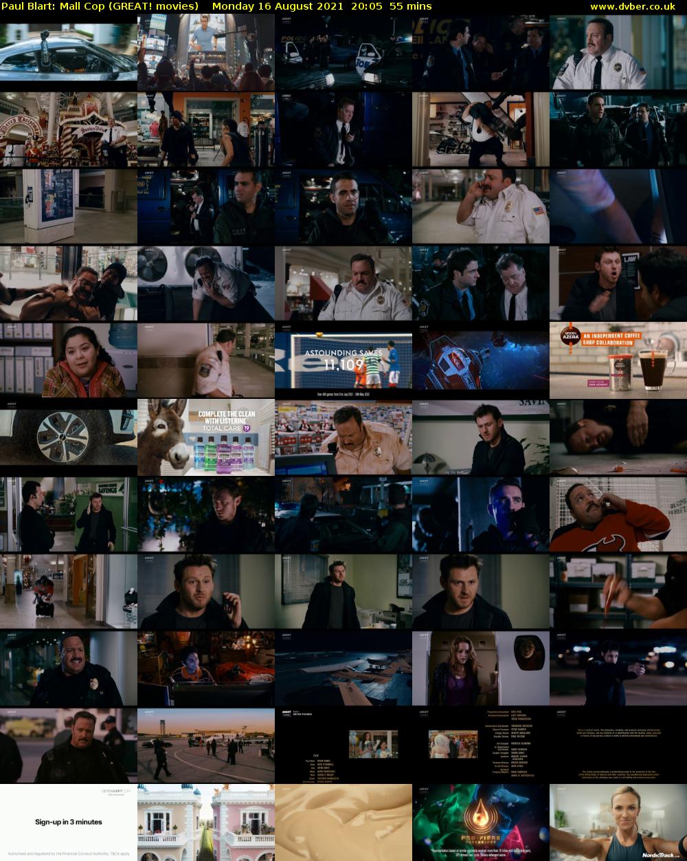 Paul Blart: Mall Cop (GREAT! movies) Monday 16 August 2021 20:05 - 21:00